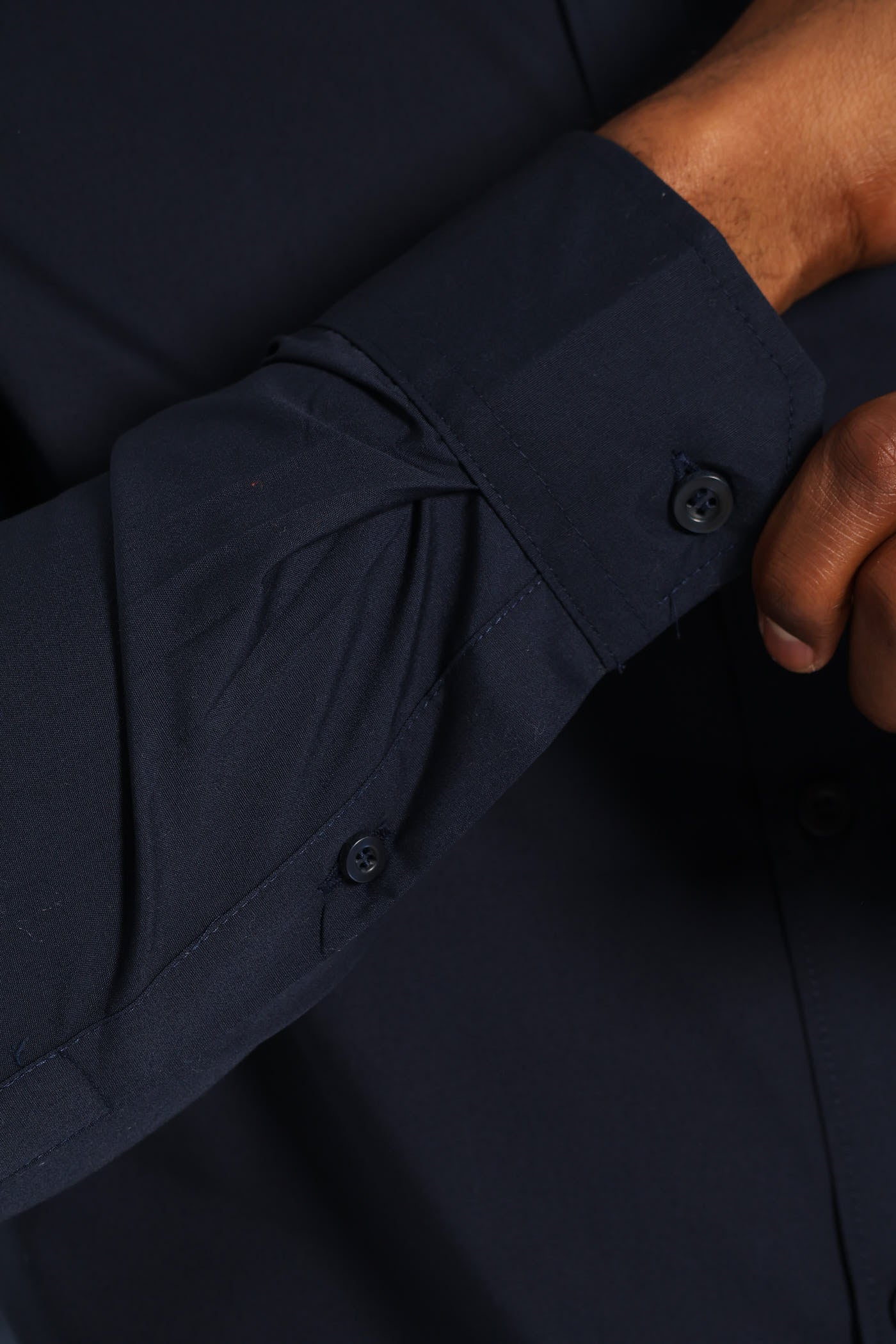 Easy Care Shirt - Navy - Image 5