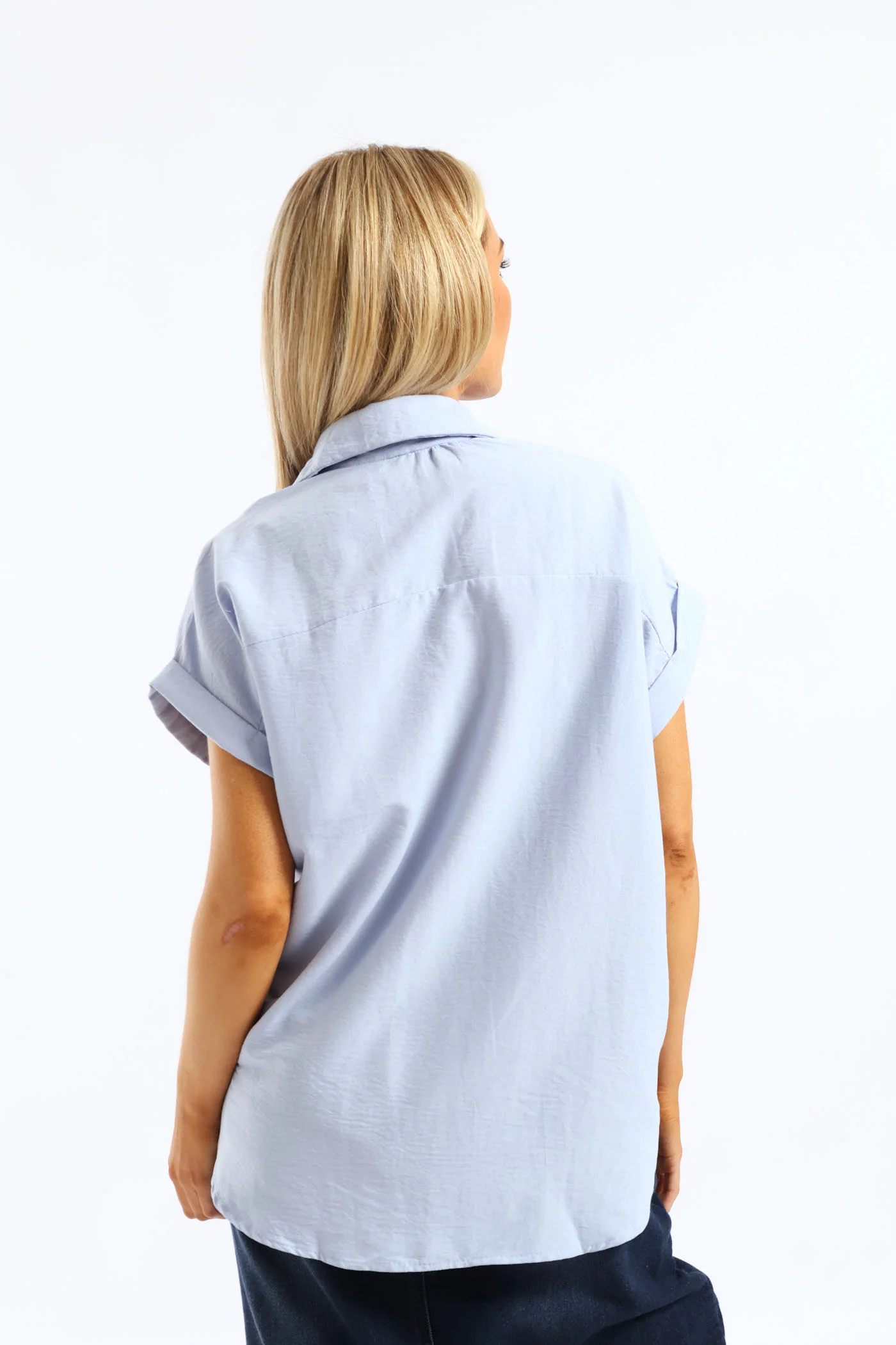 Easy Wearing Shirt - Blue - Image 4