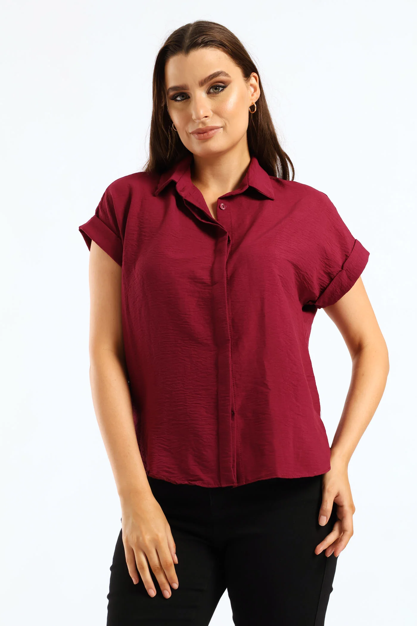Easy Wearing Shirt - Magenta - Image 2