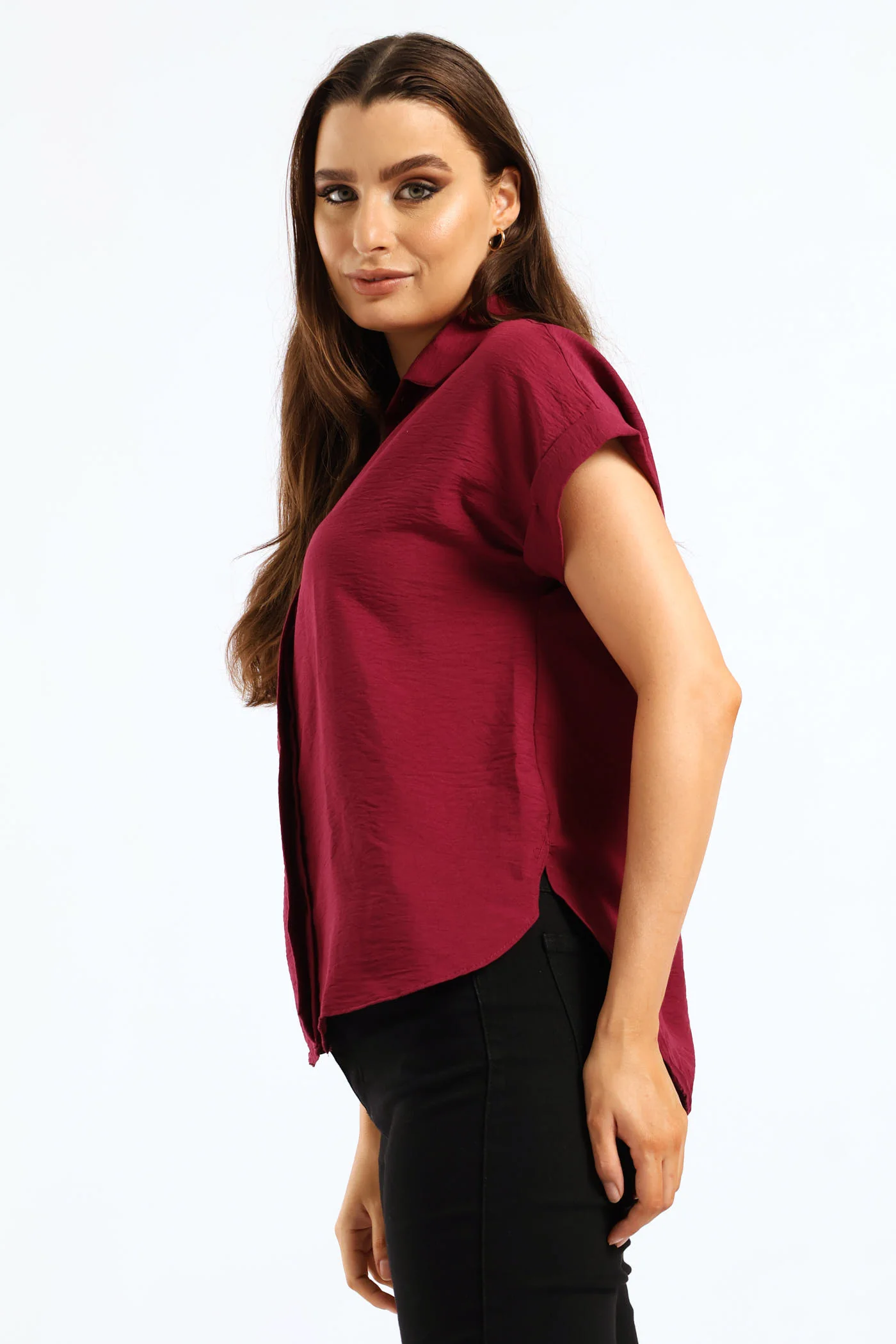 Easy Wearing Shirt - Magenta - Image 3