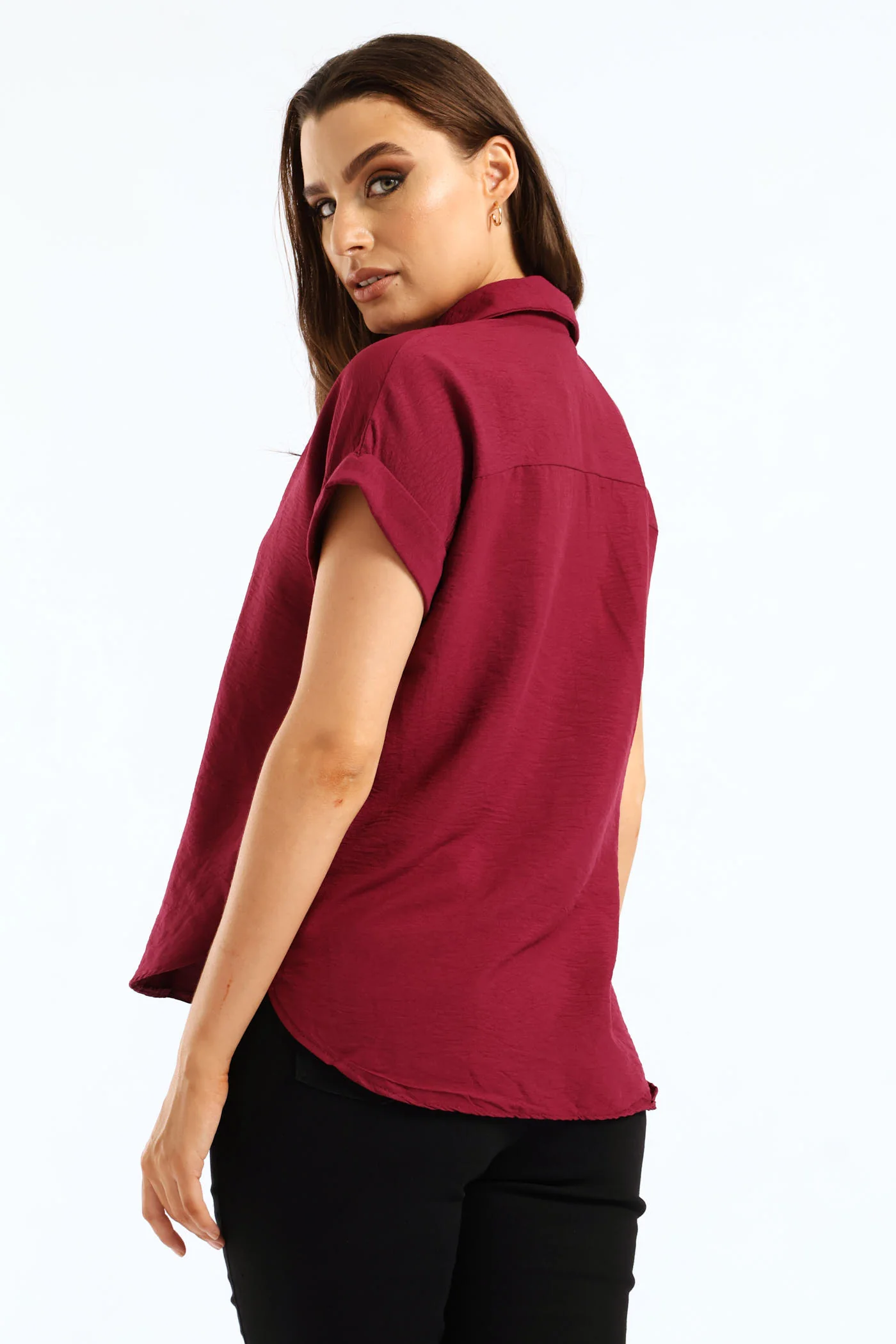 Easy Wearing Shirt - Magenta - Image 4