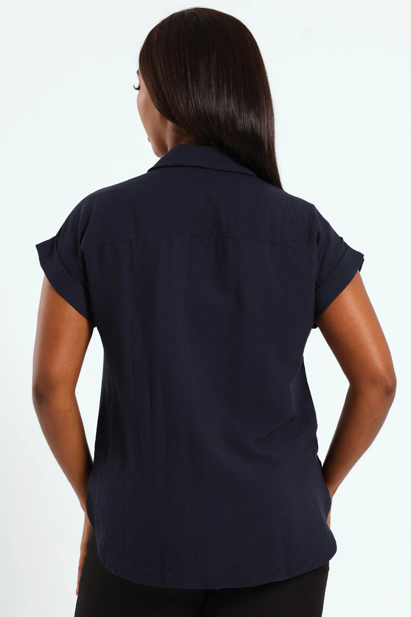 Easy Wearing Shirt - Navy - Image 4
