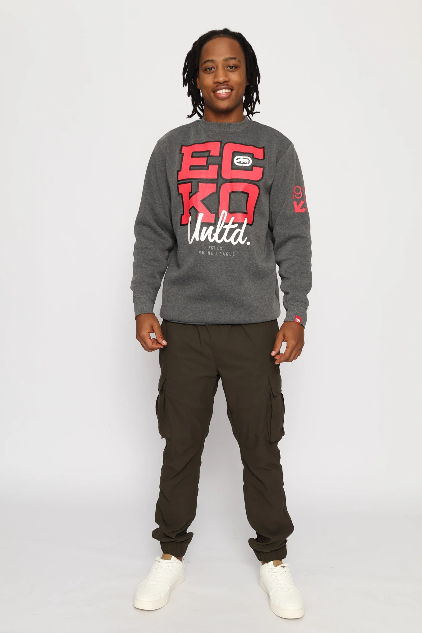Ec Ko Crew Top - Charcoal - Image 5