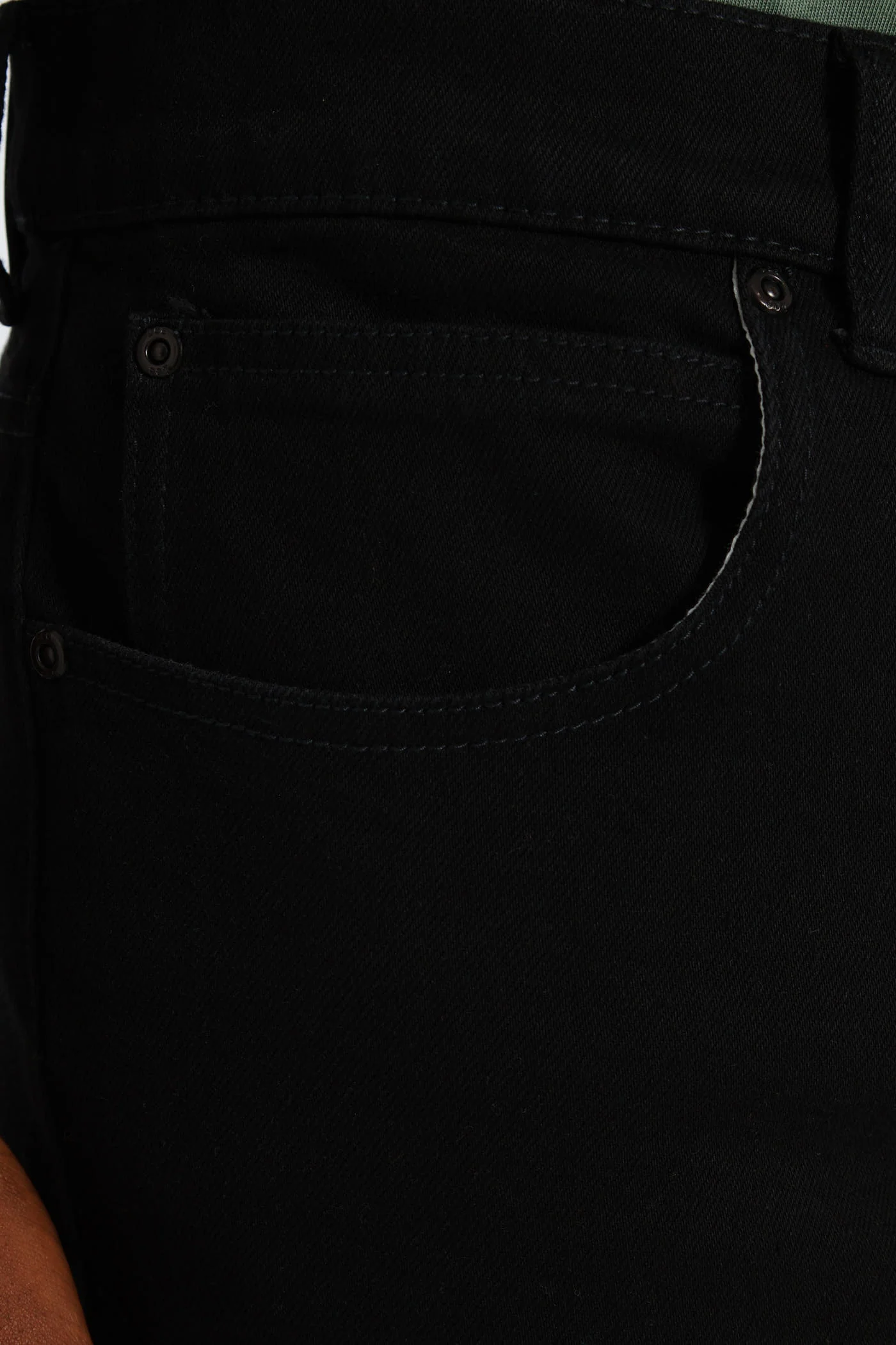 Eddie Regular Tapered Leg Denim - Black - Image 14