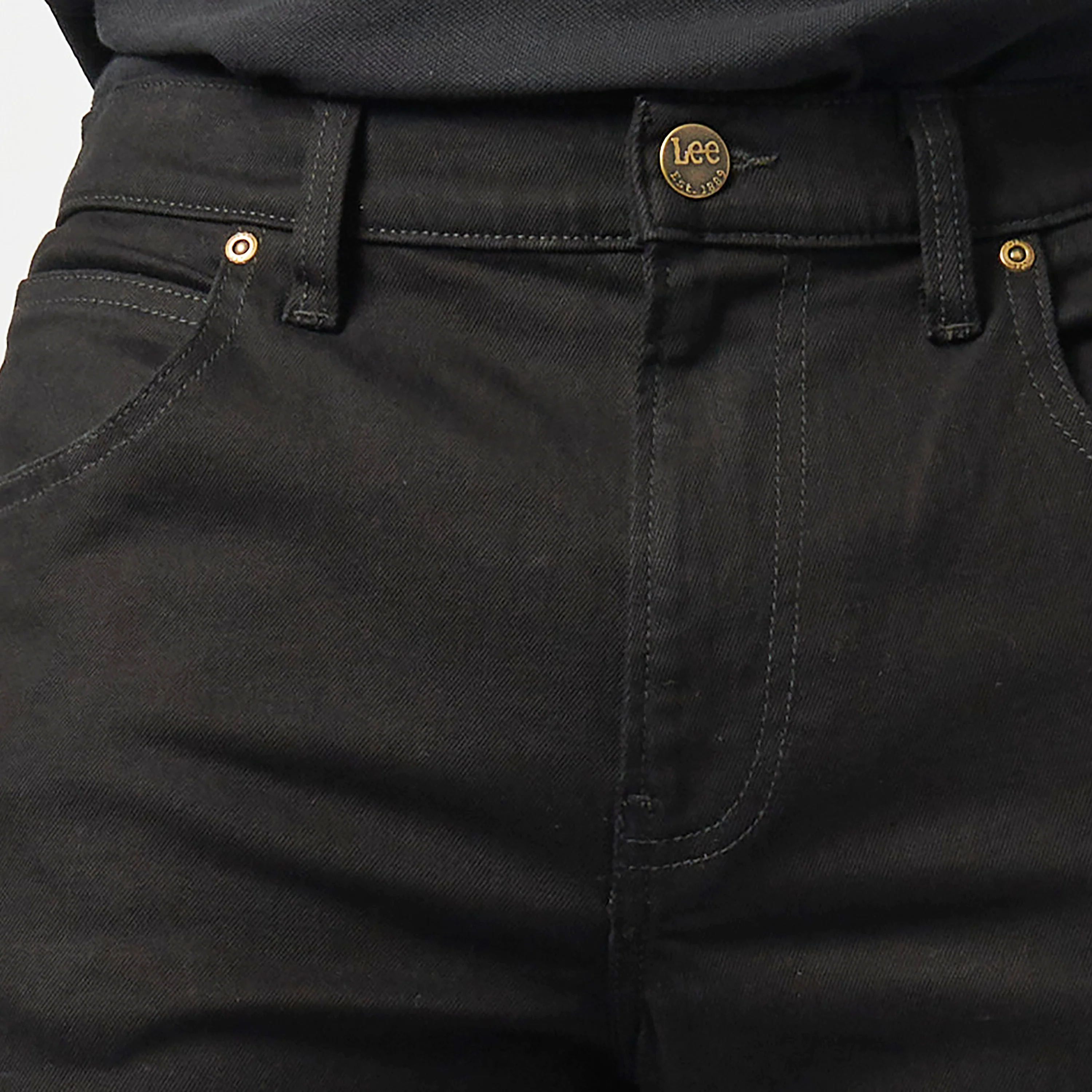 Eddie Regular Tapered Leg Denim - Black - Image 5