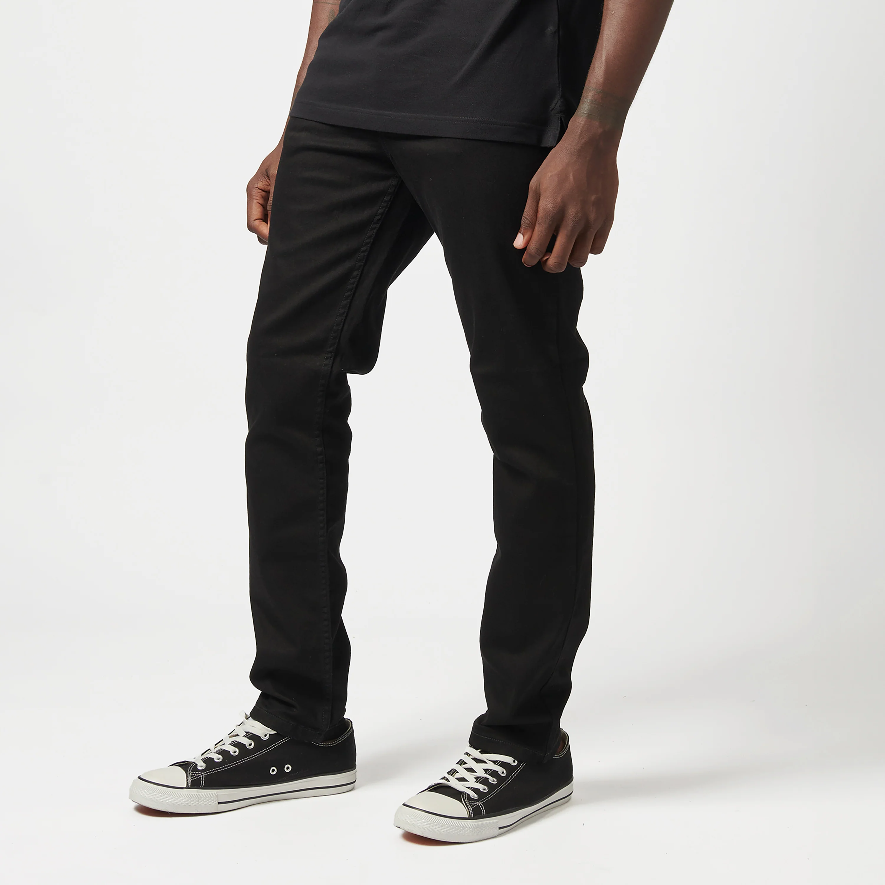 Eddie Regular Tapered Leg Denim - Black - Image 6