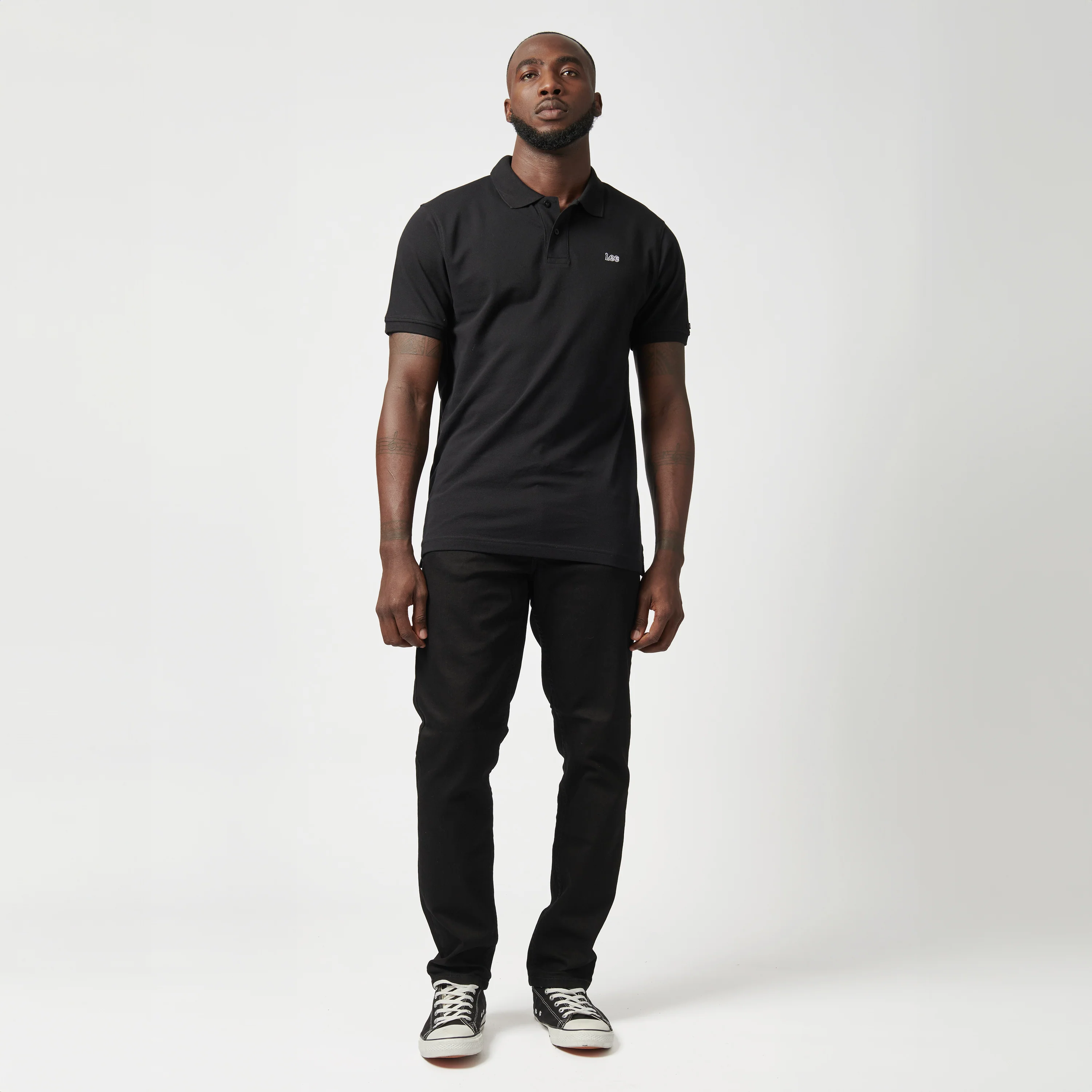 Eddie Regular Tapered Leg Denim - Black - Image 8