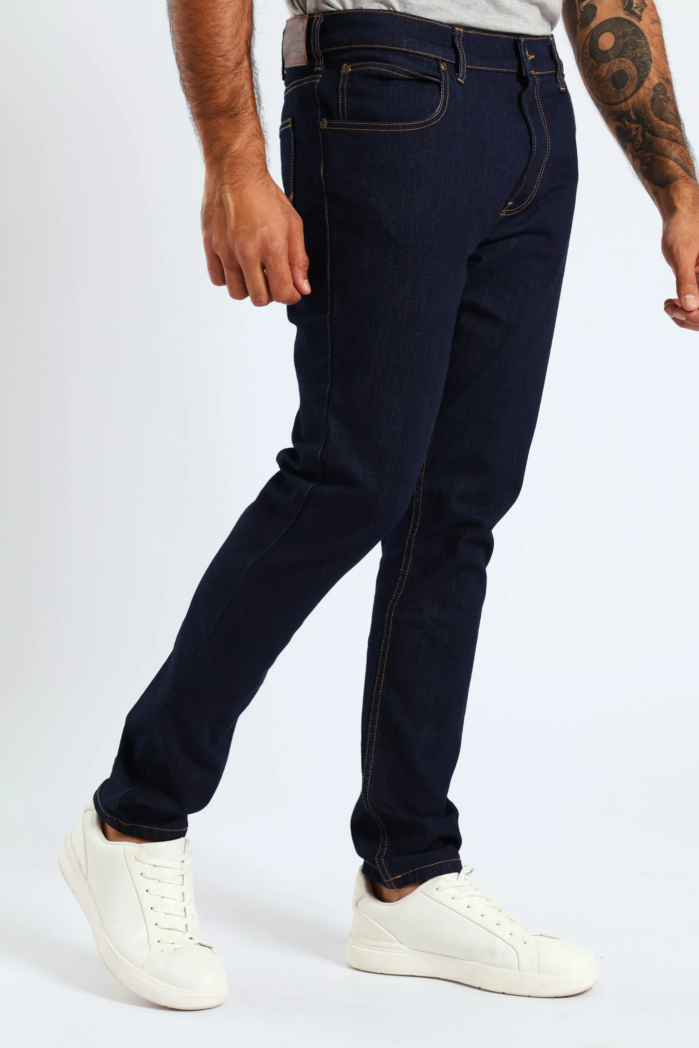 Eddie Regular Tapered Leg Denim - Indigo - Image 10
