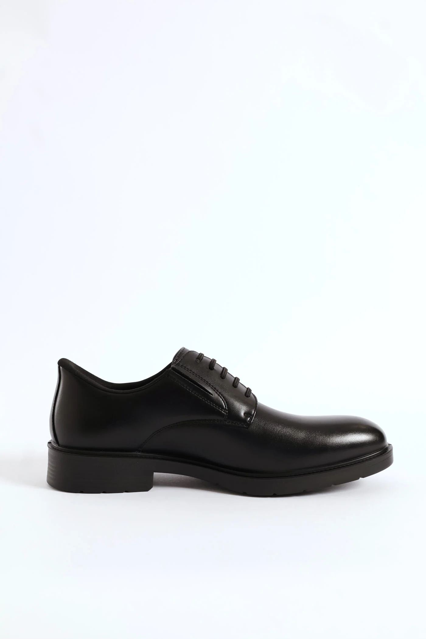 Eezy Fit Plain Toe Derby Shoe - Black - Image 4
