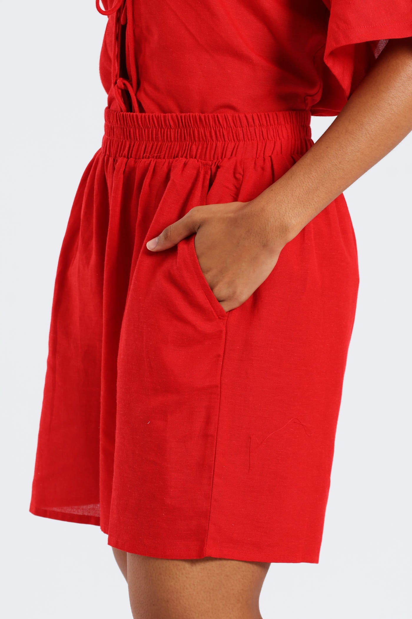 Elastic Short - Red - Image 3