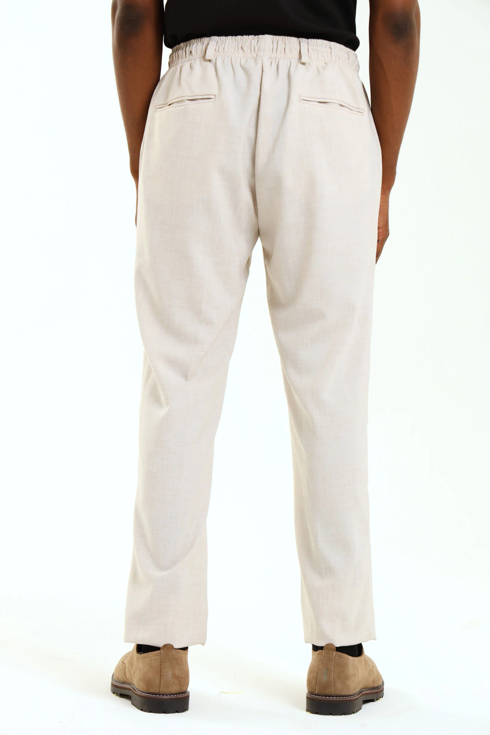 Elastic Trousers - Neutral - Image 3