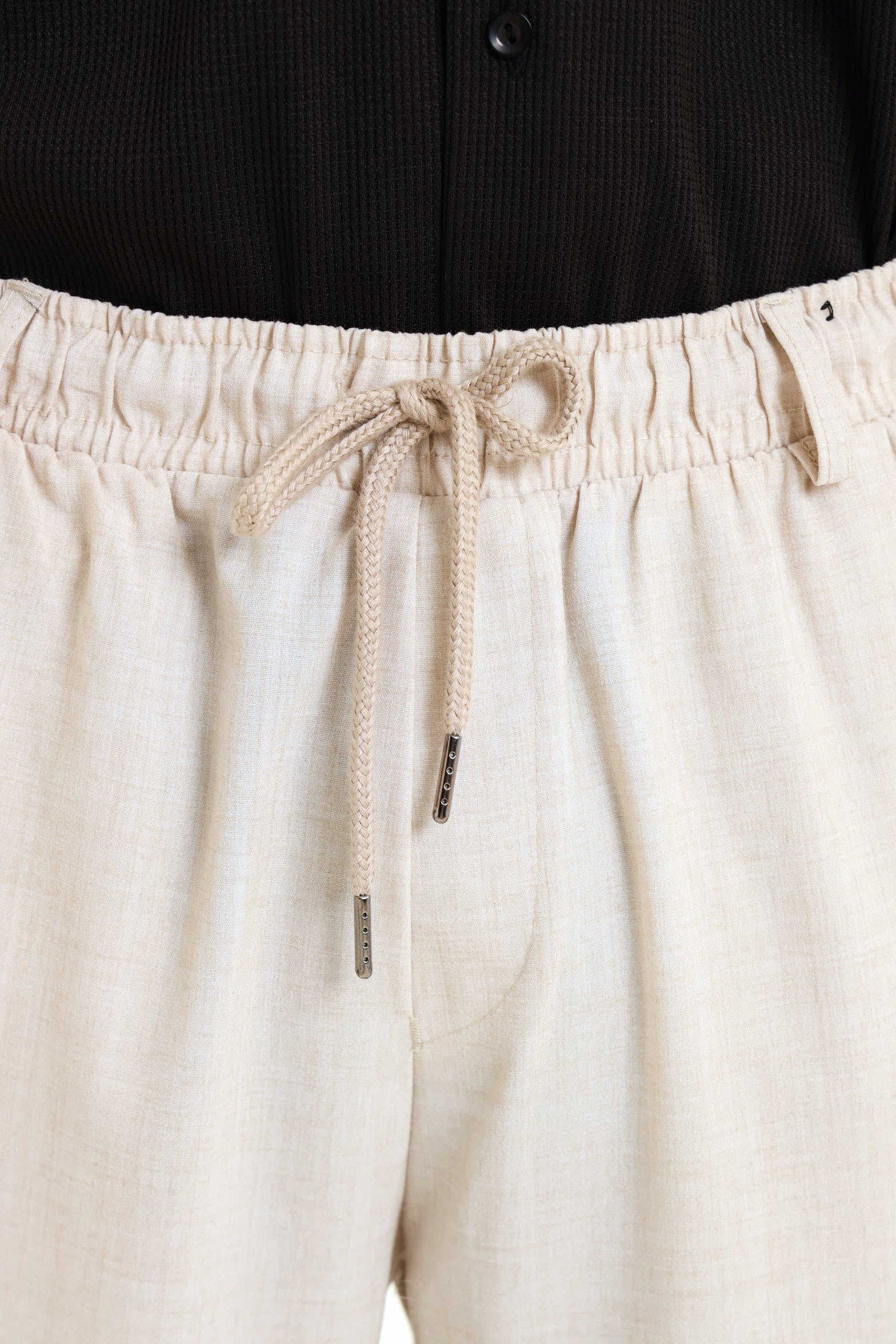 Elastic Trousers - Neutral - Image 4