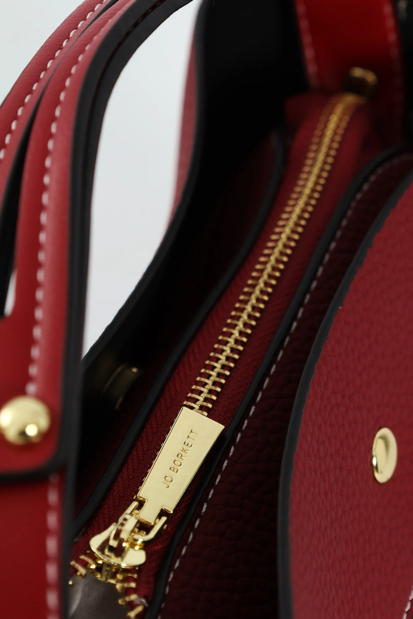Elexi-Zip Front Bag - Burgundy - Image 5