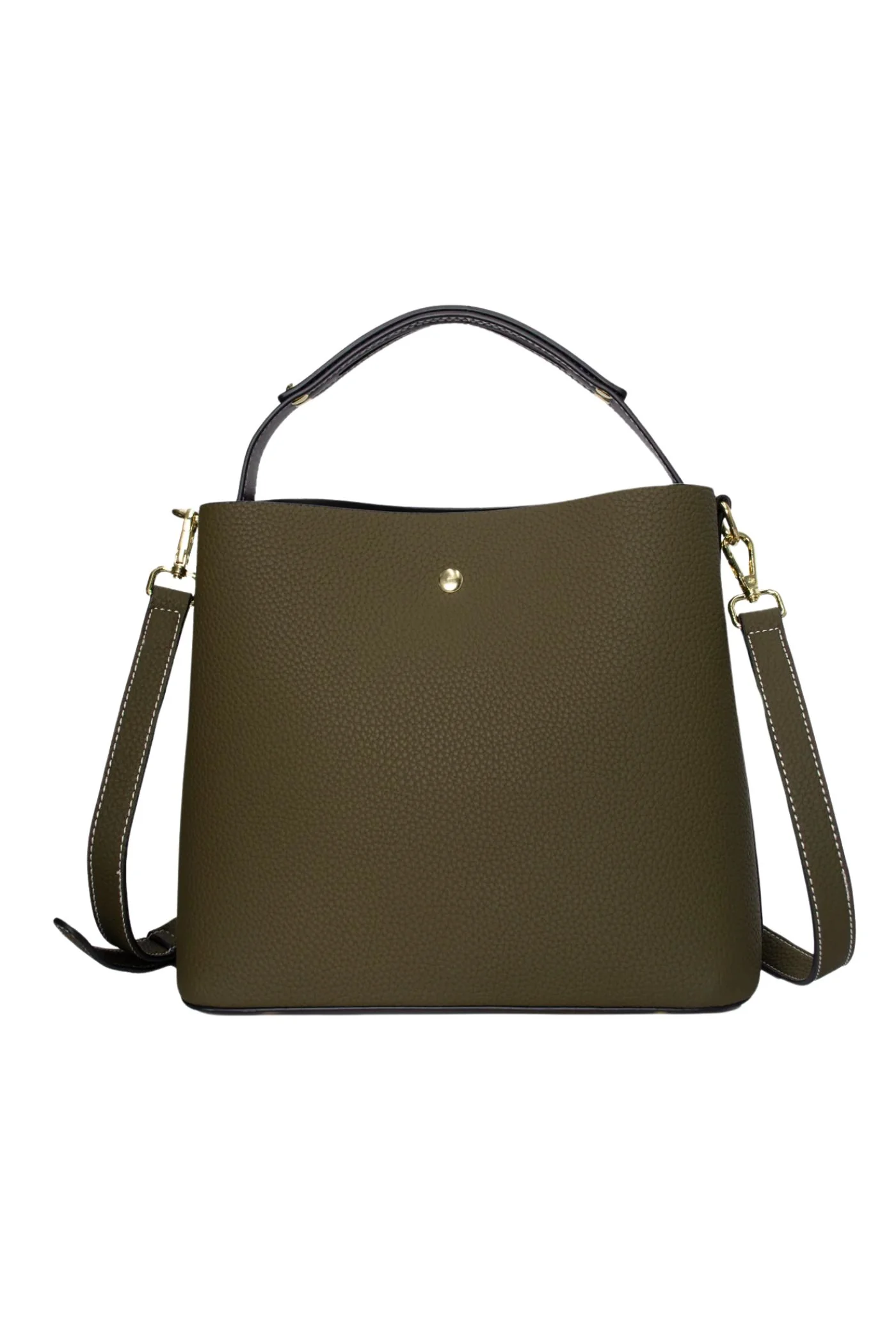 Elexi-Zip Front Bag - Olive - Image 2