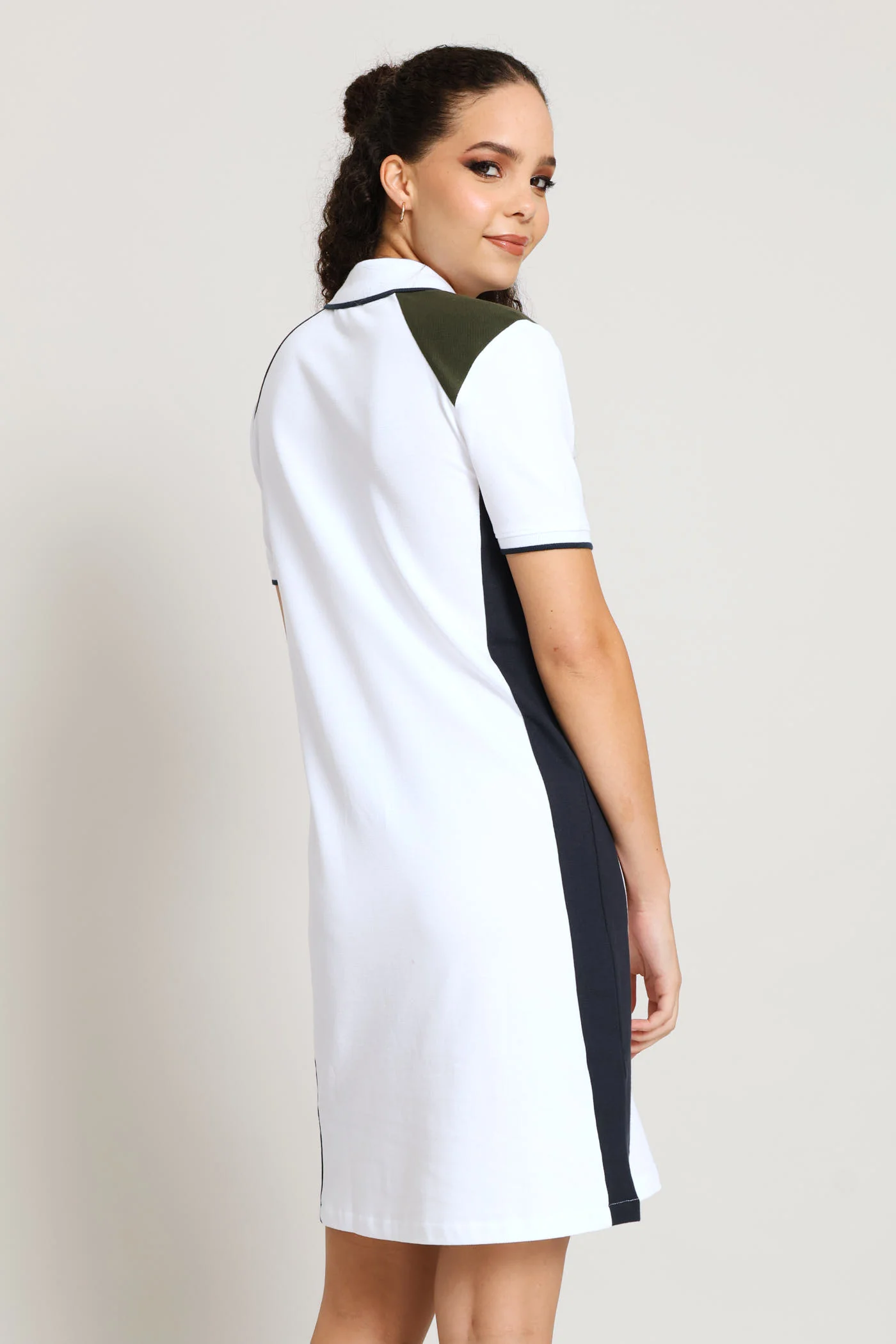 Ella Sport Golfer Dress - White - Image 4