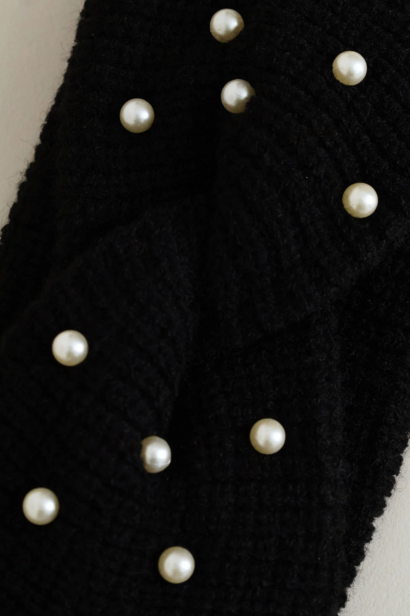 Embellished Twisted Headband - Black - Image 3