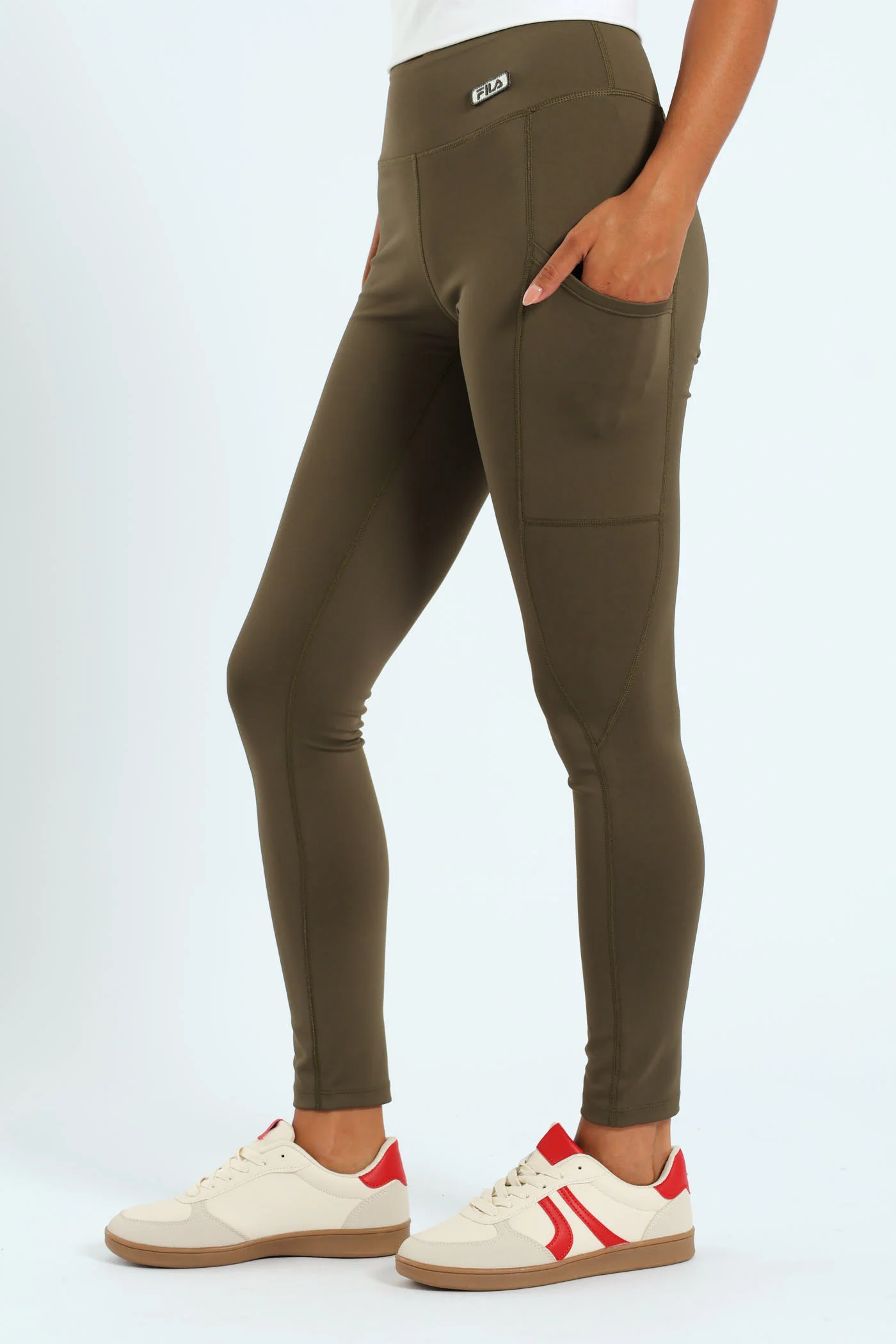 Ember Leggings - Olive - Image 3