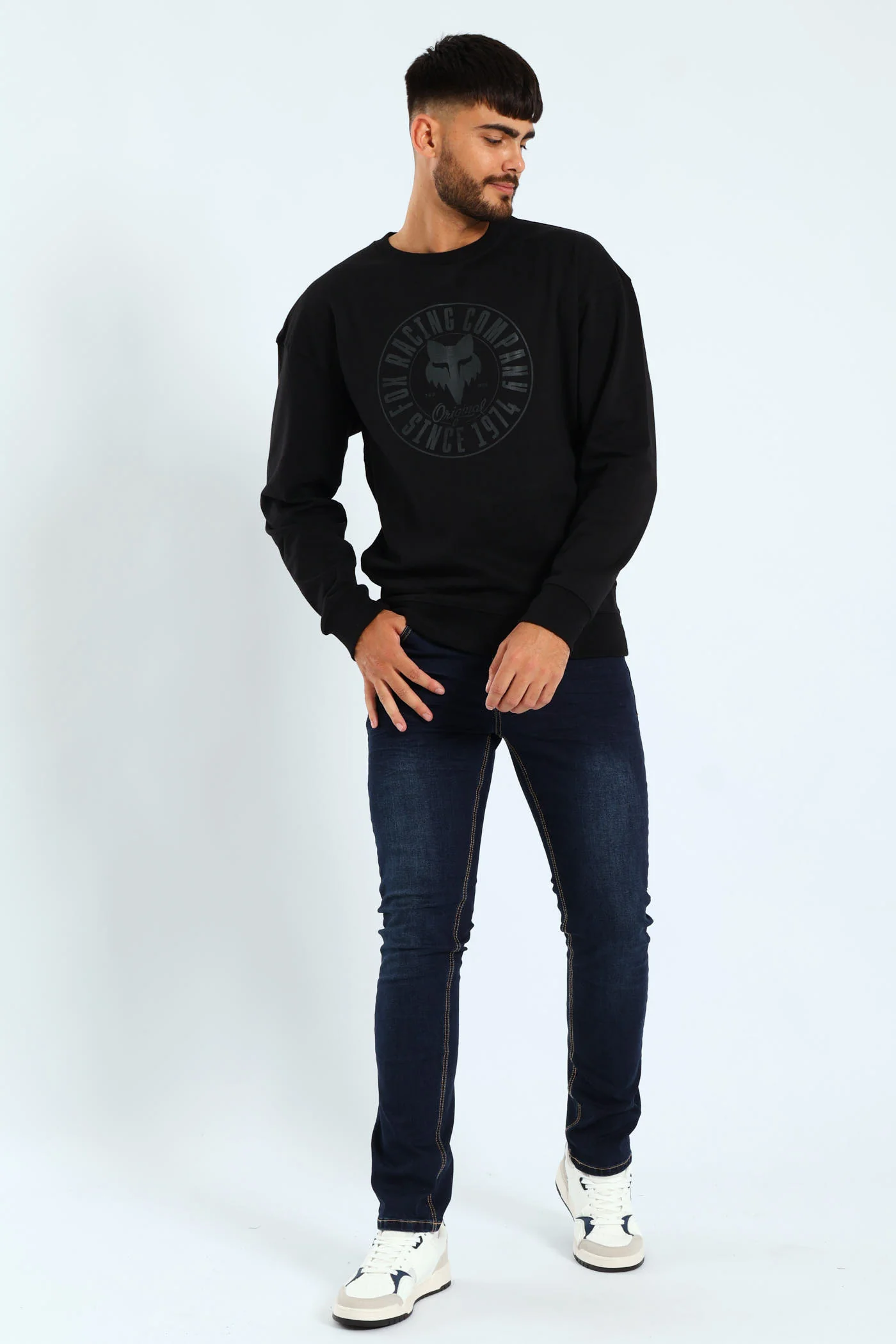 Emblem Crew Top - Black - Image 4