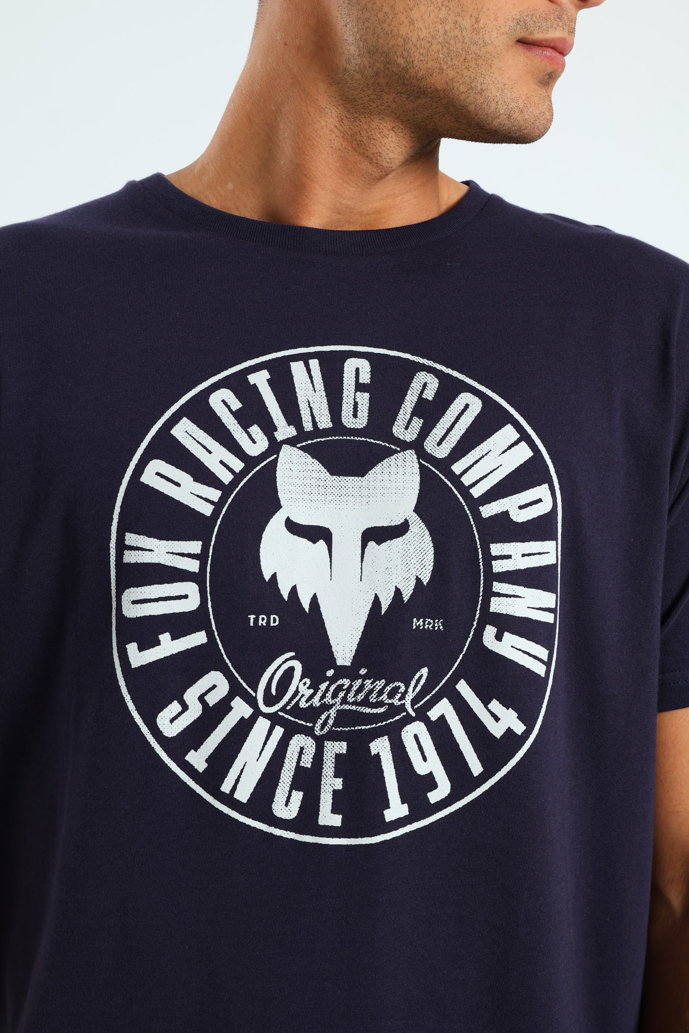 Emblem Short Sleeve Tee - Navy - Image 4