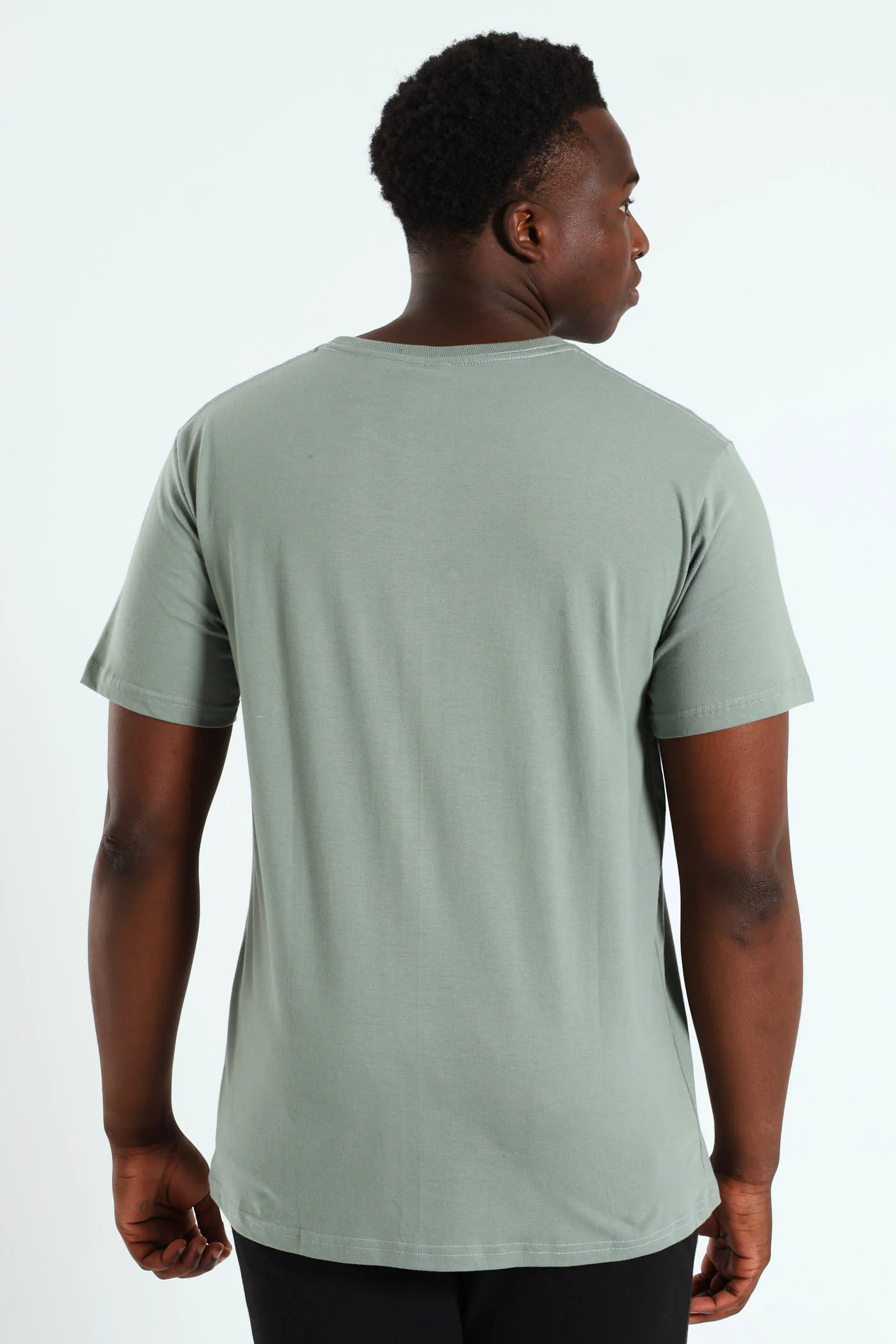 Emblem Short Sleeve Tee - Sage - Image 2