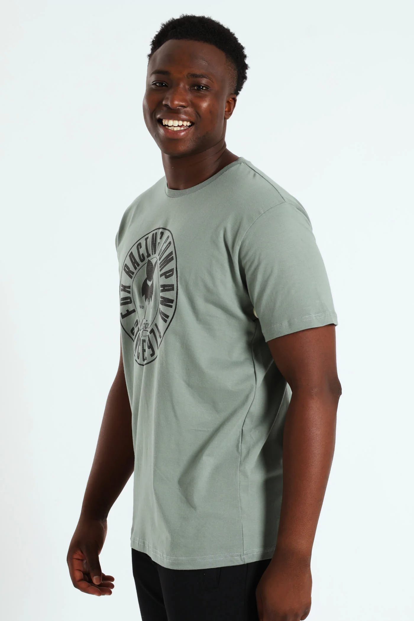 Emblem Short Sleeve Tee - Sage - Image 3