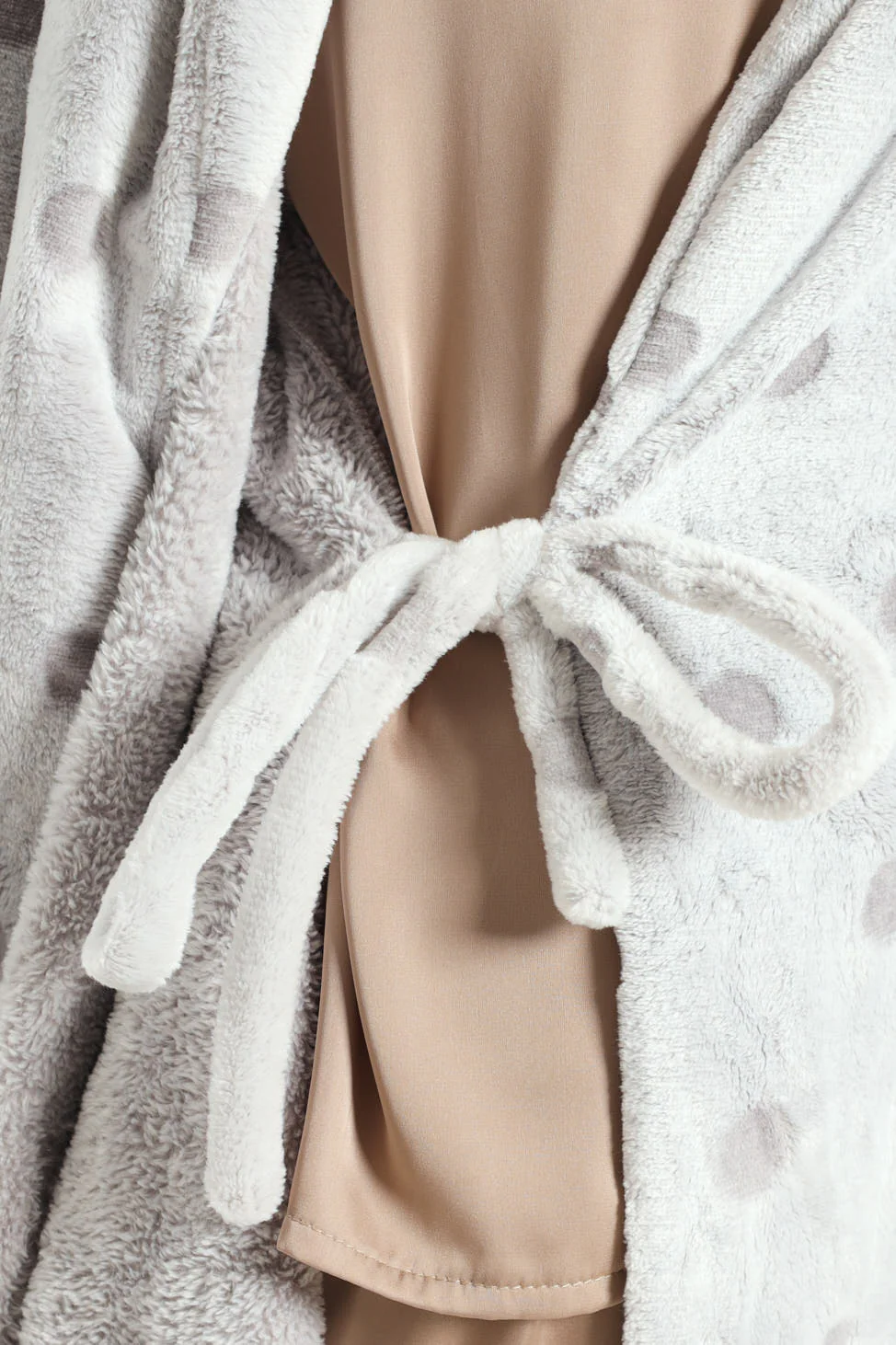 Embossed Gown - Grey - Image 5