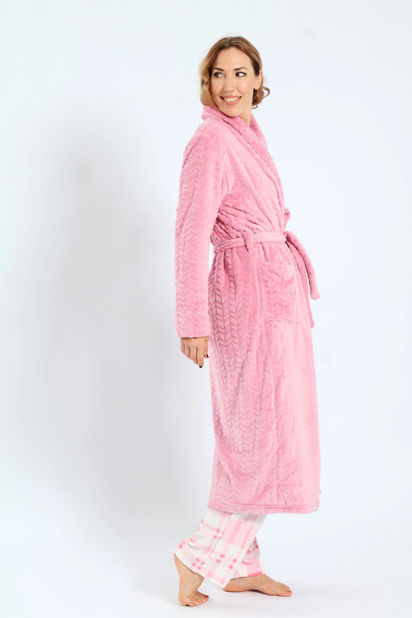 Embossed Gown - Pink - Image 2