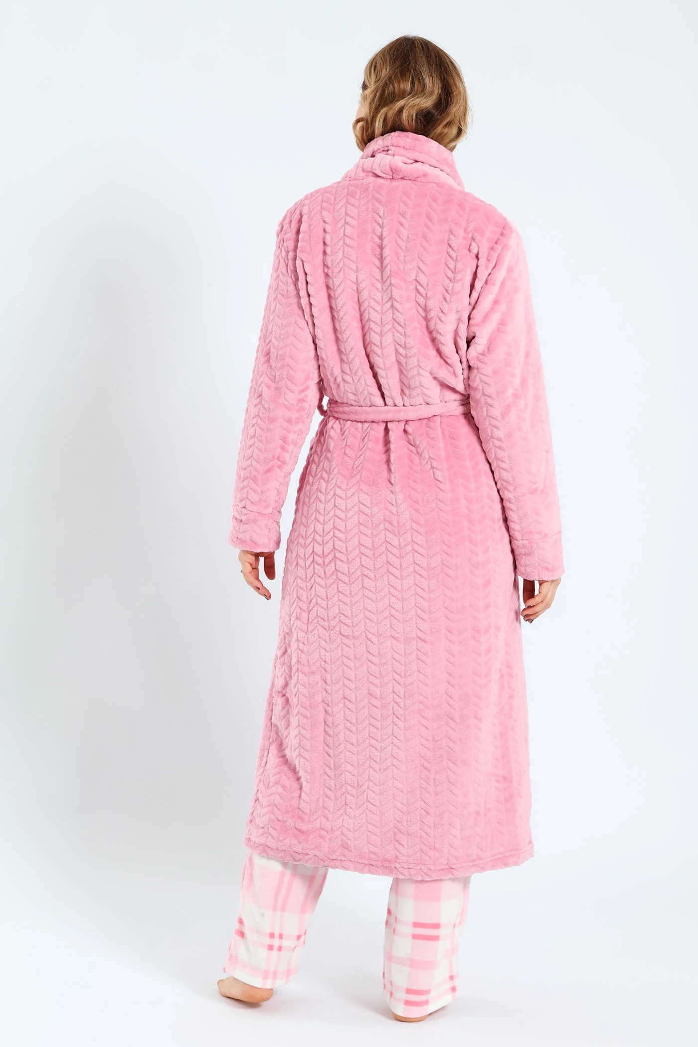 Embossed Gown - Pink - Image 3