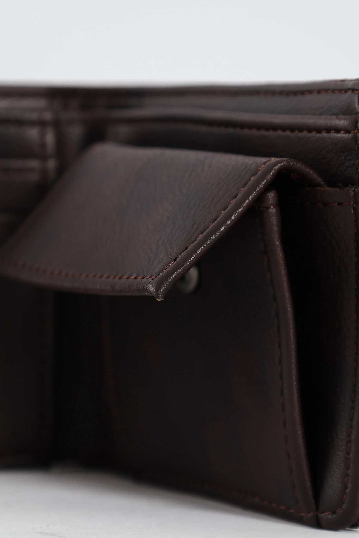 Embossed Wallet - Dark Brown - Image 2