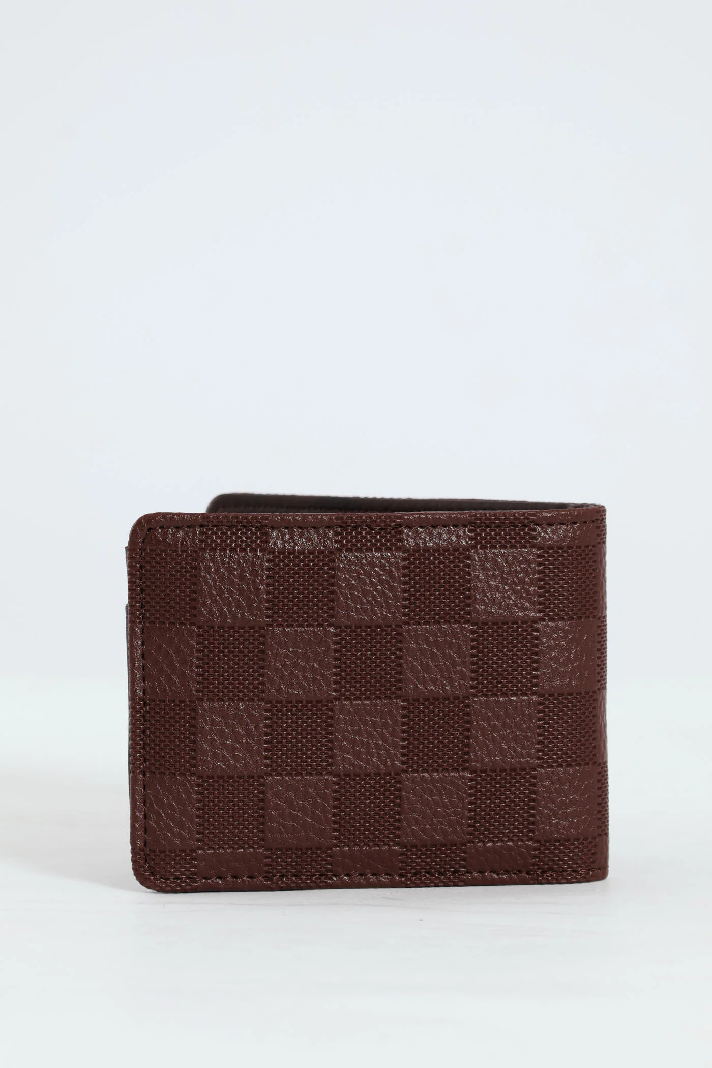 Embossed Wallet - Dark Brown - Image 3