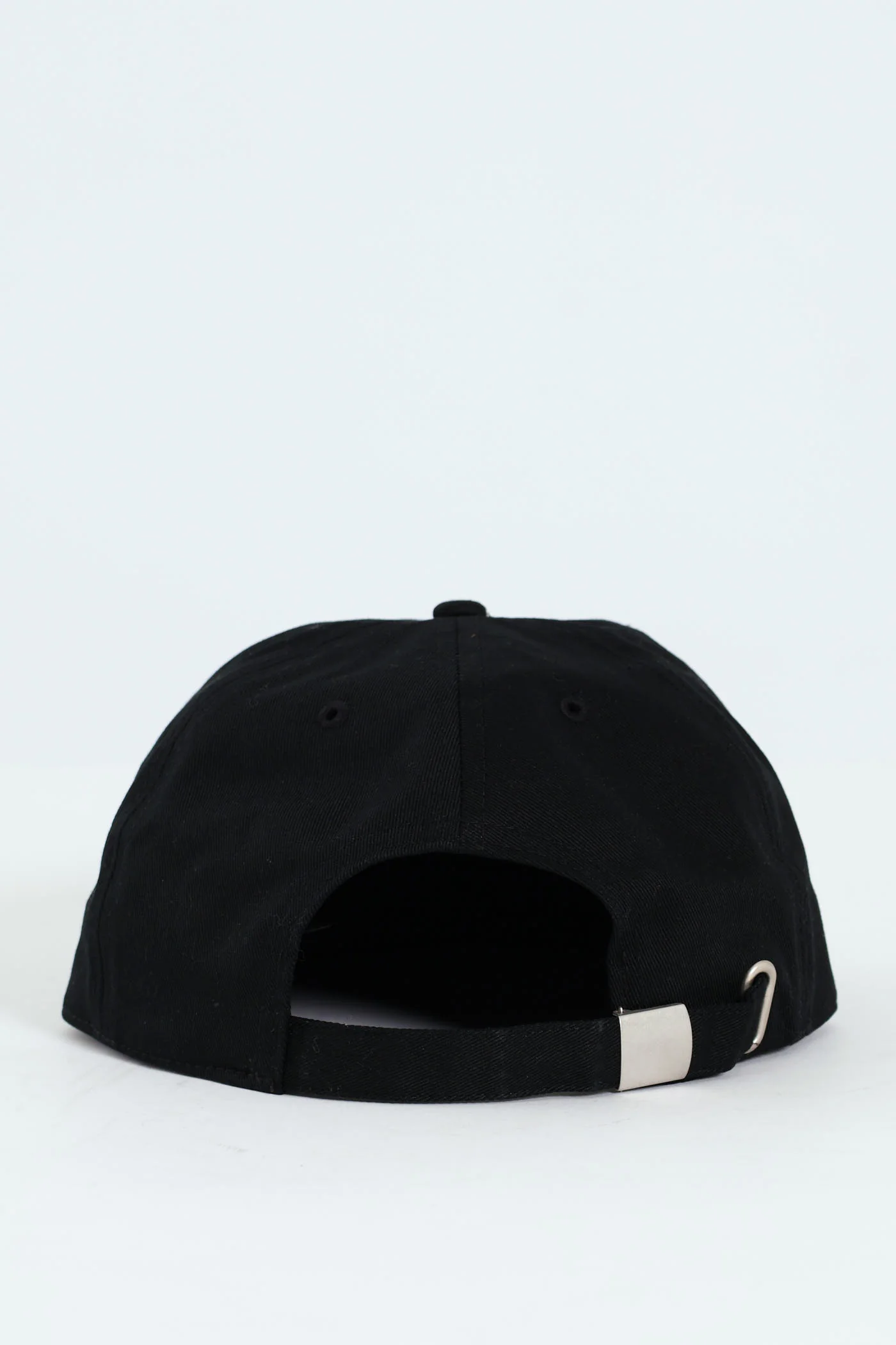 Embroided Curved Cap - Black - Image 3