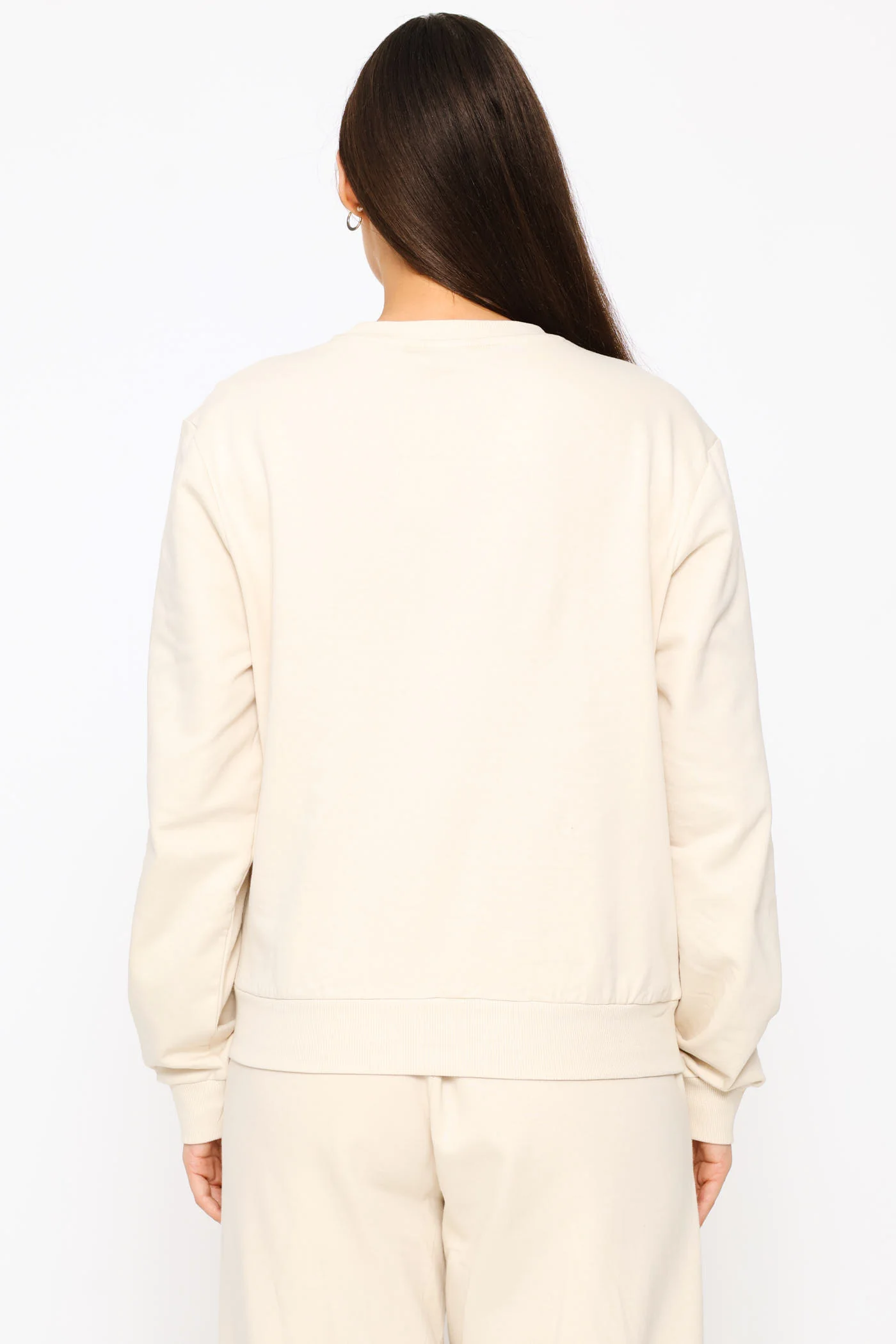 Embroidered Cotton Pullover - Light Stone - Image 4