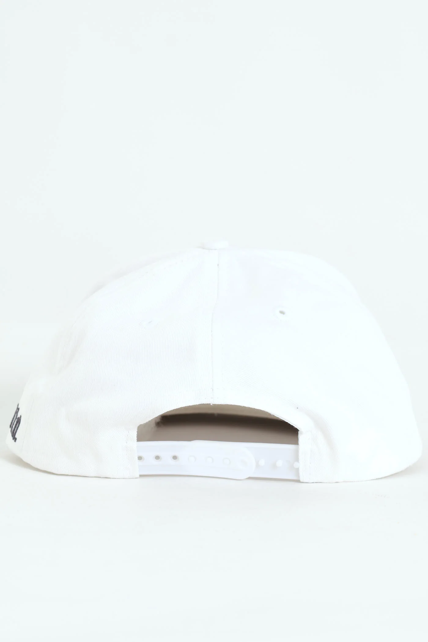 Embroidered Flat Cap - White - Image 2