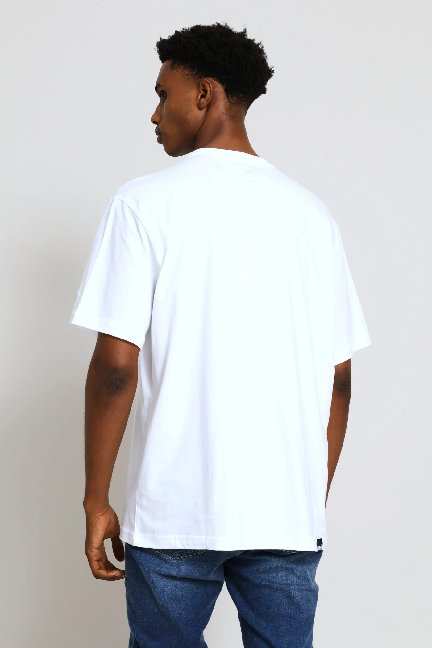 Embroidered Pocket Tee - White - Image 4
