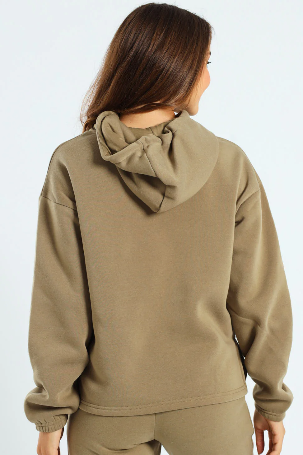 Embroidered Pullover Hoody - Meadow Green - Image 4