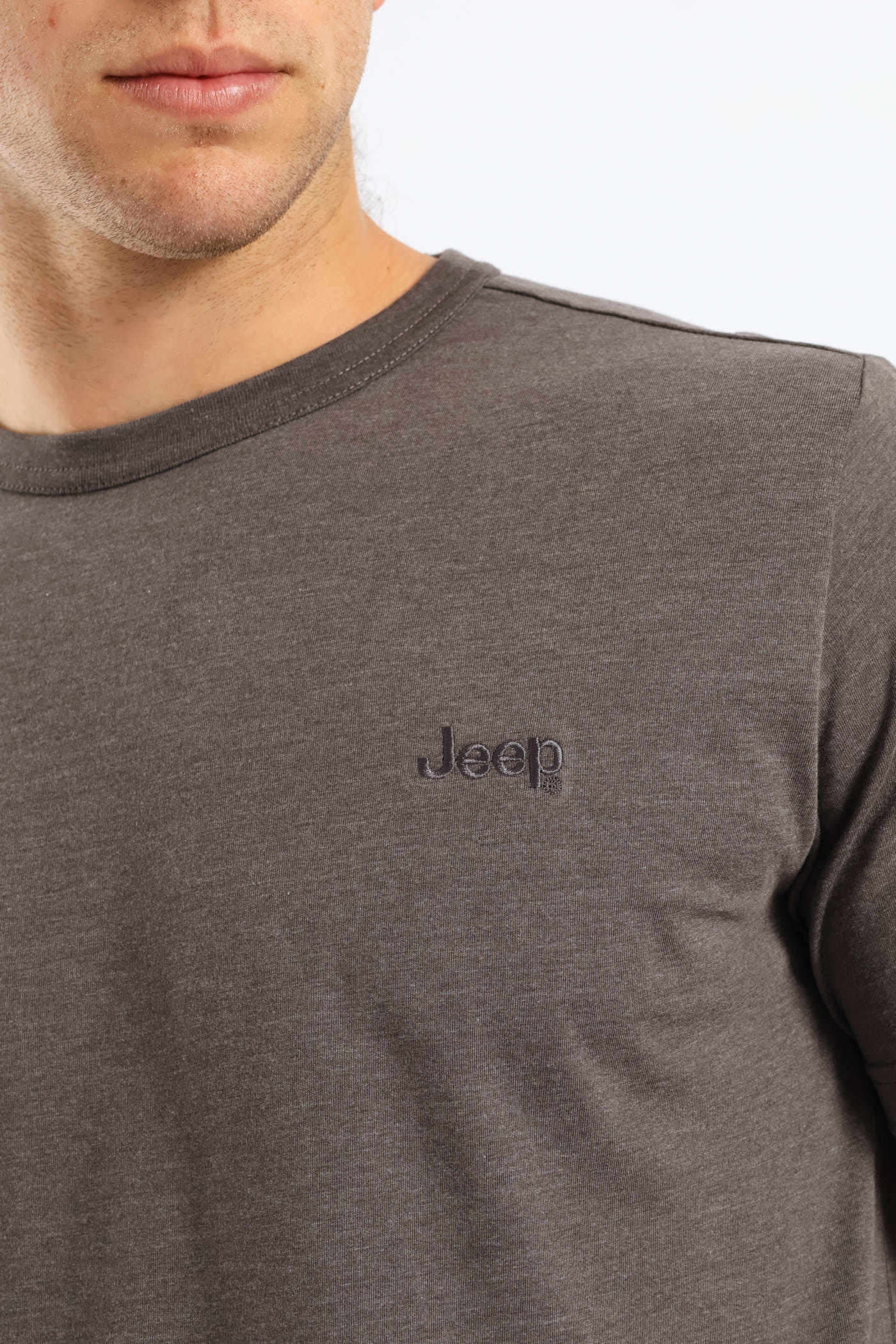 Embroidery Icon Tee - Charcoal - Image 2