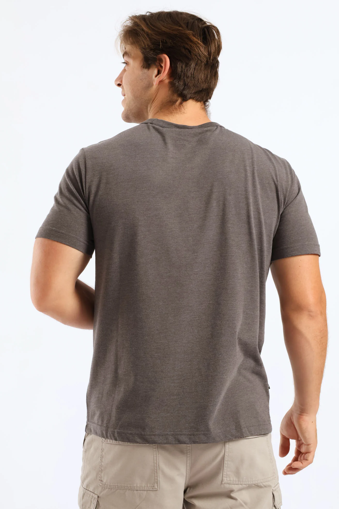 Embroidery Icon Tee - Charcoal - Image 4