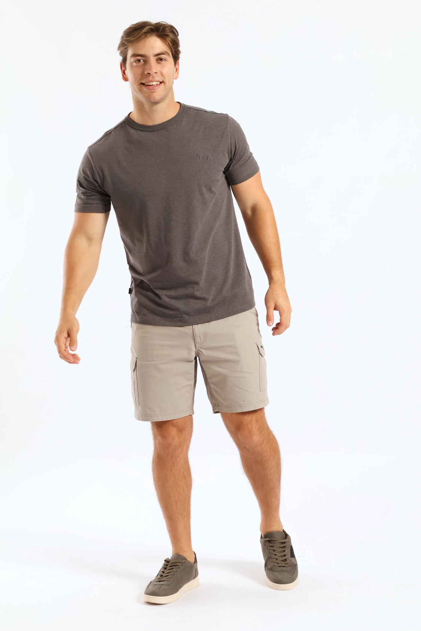 Embroidery Icon Tee - Charcoal - Image 5