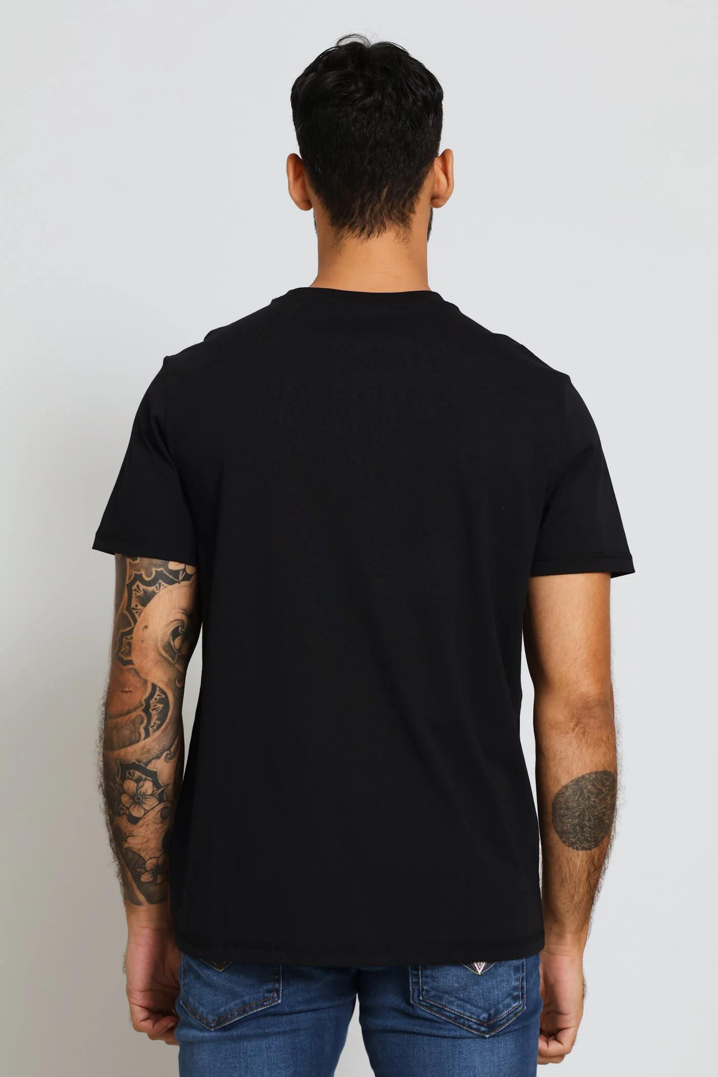 Embroidery Logo Tee - Black - Image 5