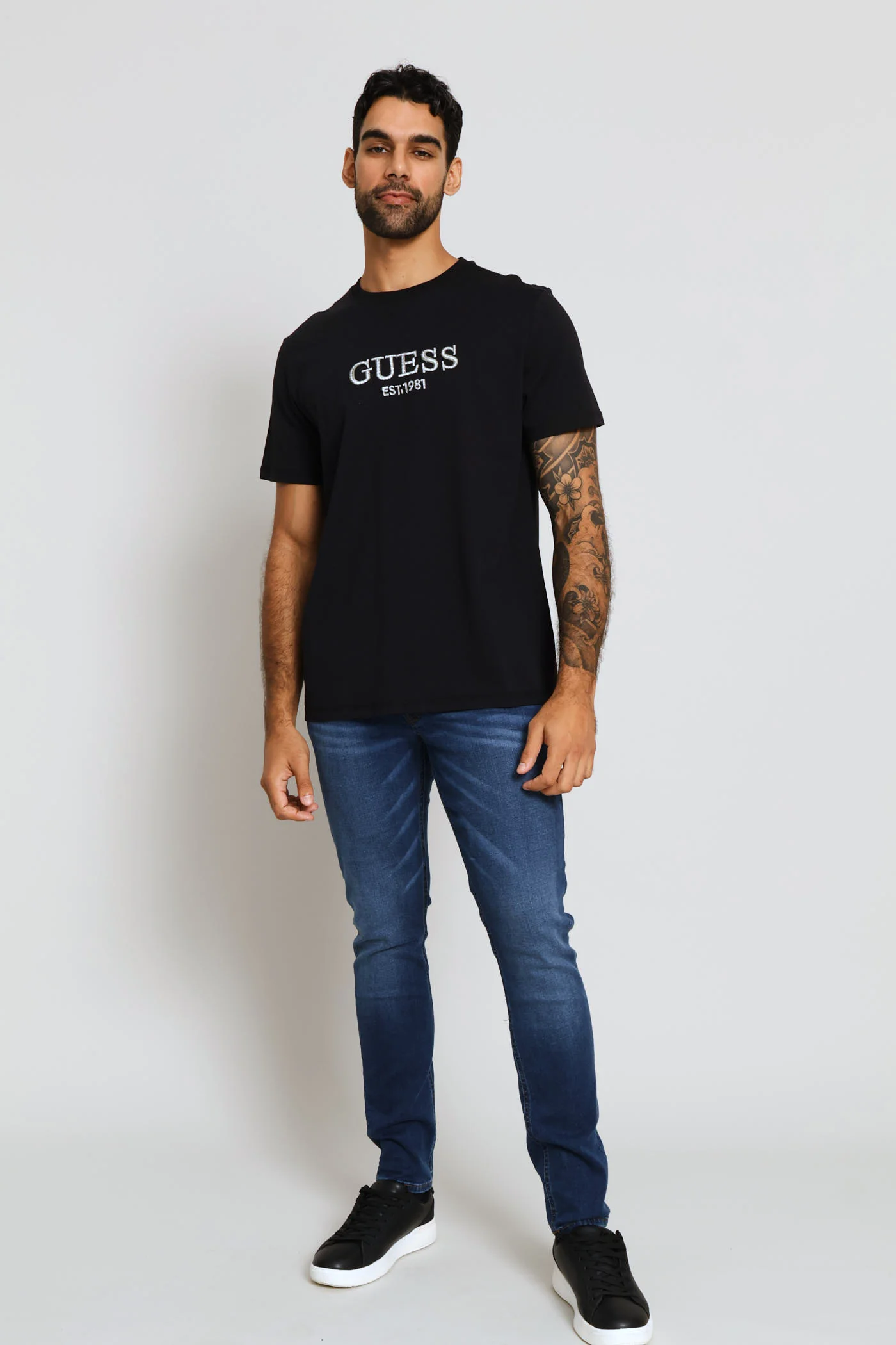 Embroidery Logo Tee - Black - Image 6