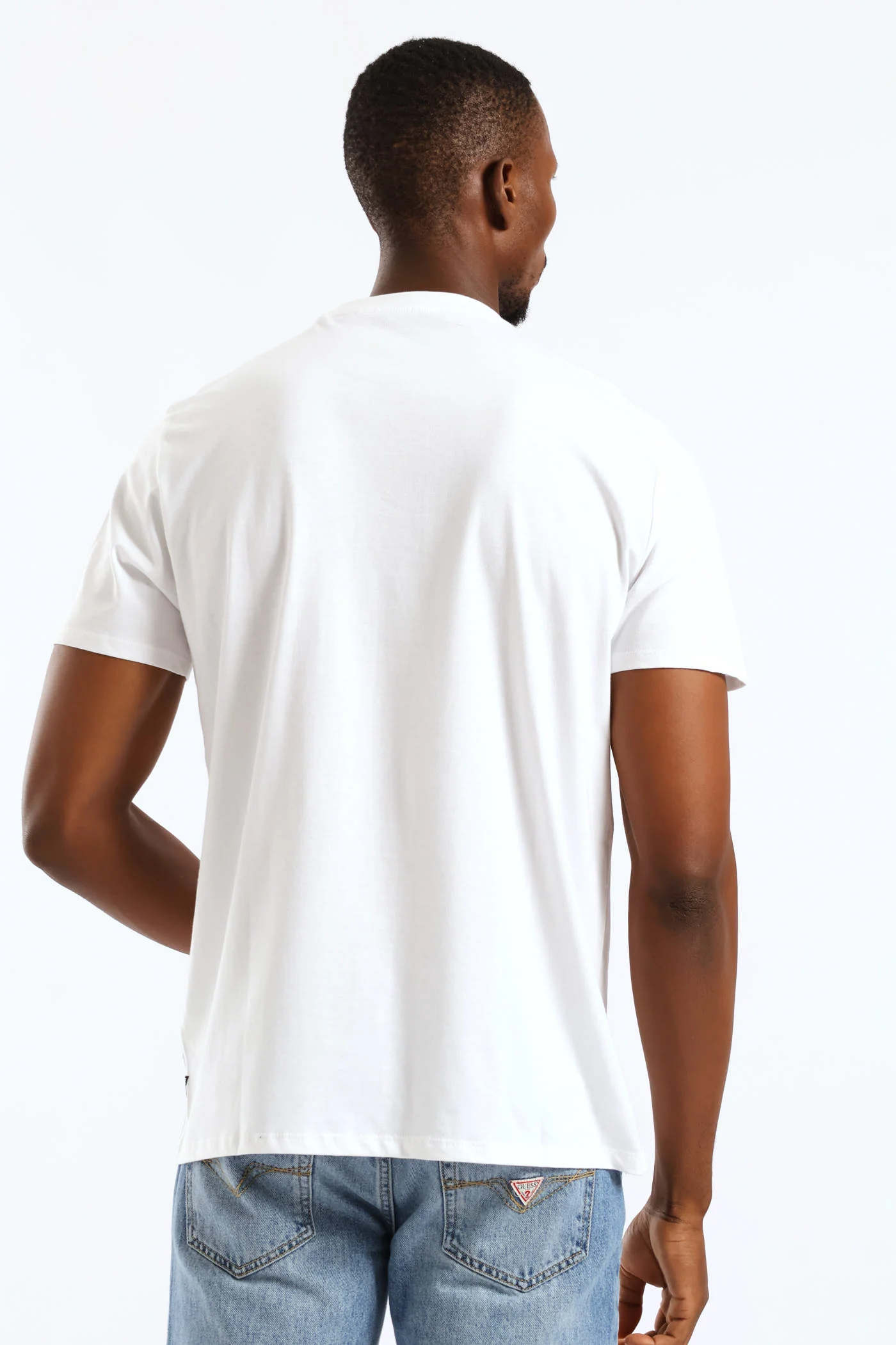 Embroidery Logo Tee - White - Image 4