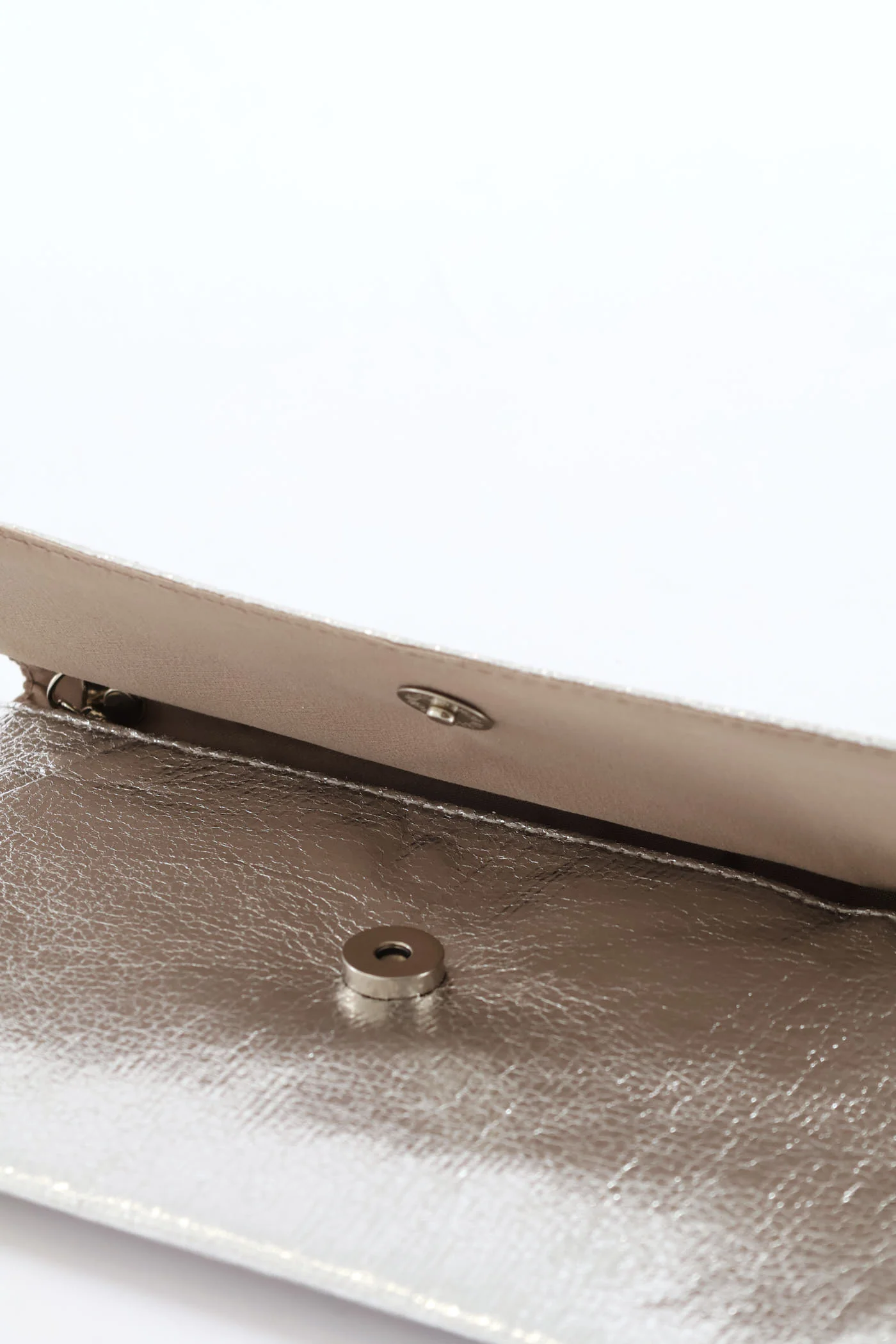 Envelope Clutch Bag - Silver - Image 2