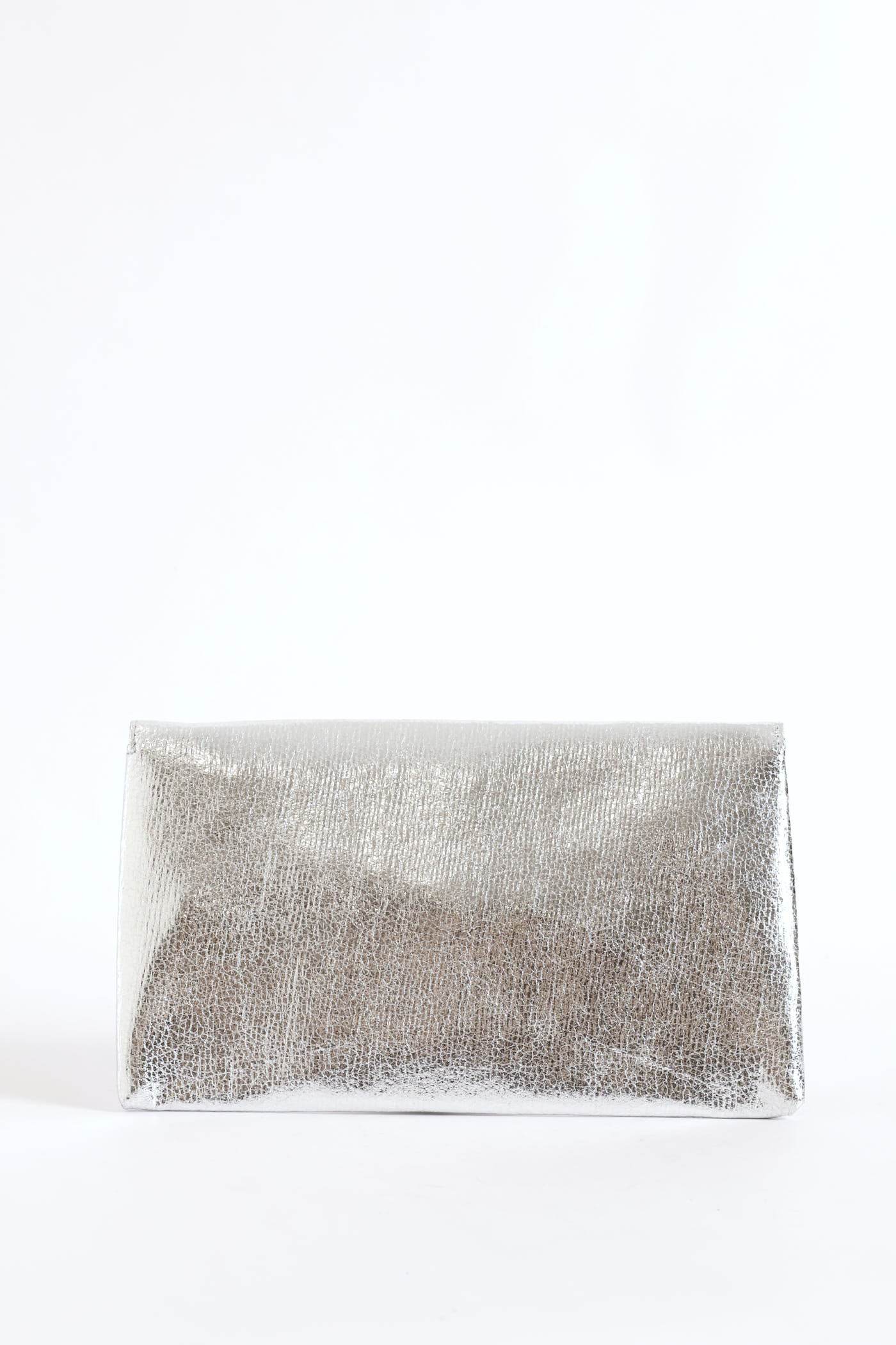 Envelope Clutch Bag - Silver - Image 4