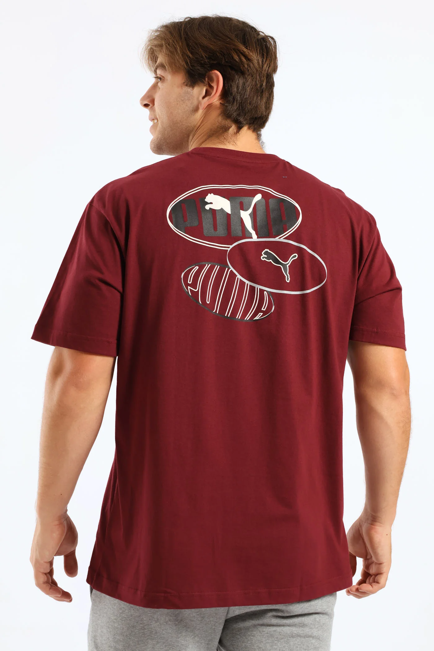 Esential Logo Lab Relaxed Execution Tee - Burgundy - Image 2