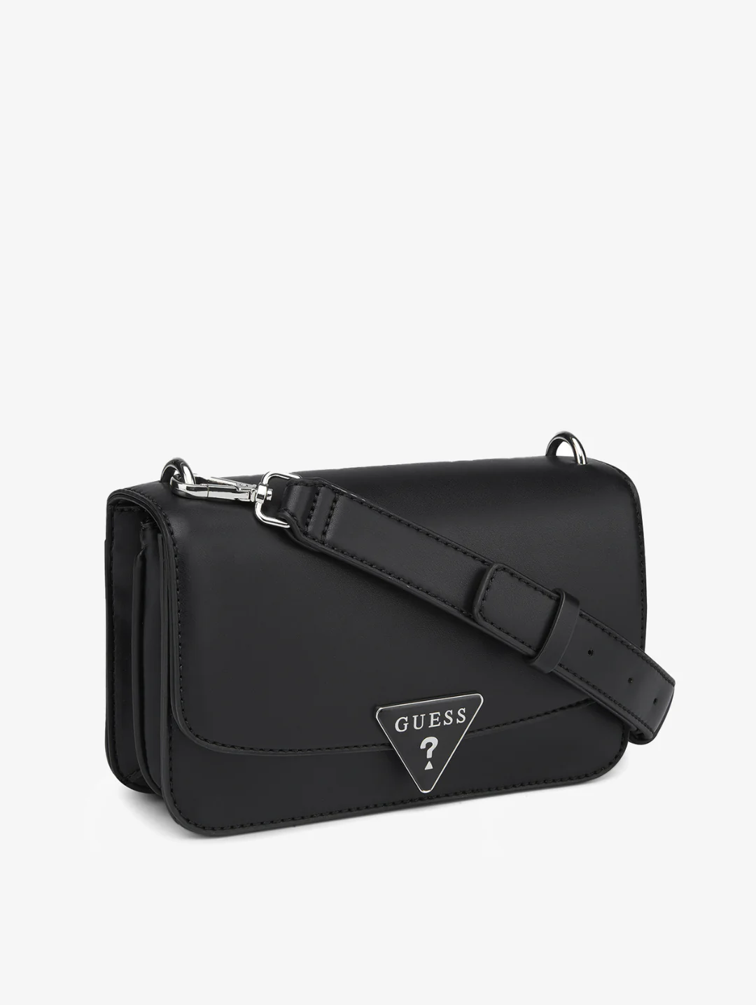 Esmeray Flap Crossbody Bag - Black - Image 3