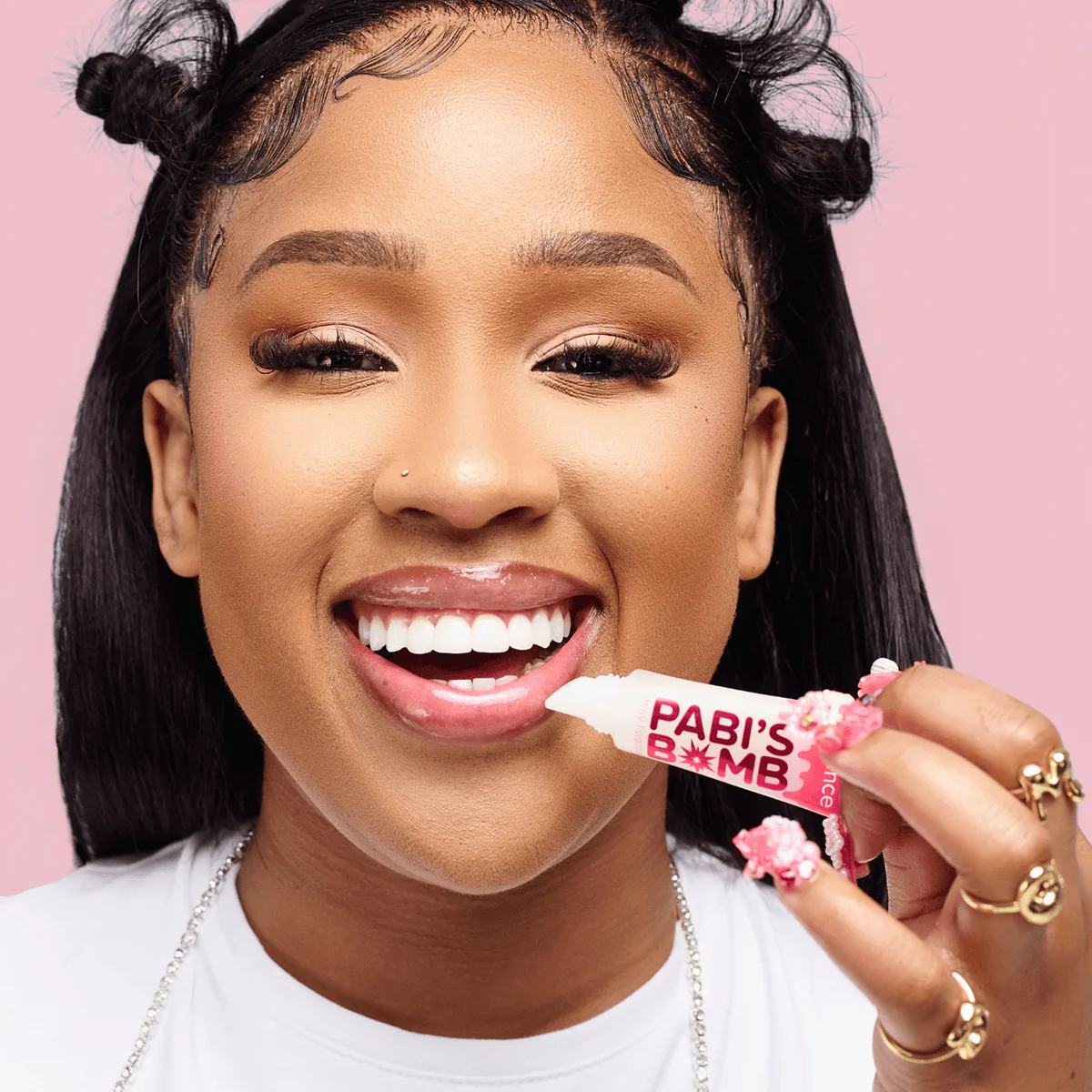 Pabi's Bomb Shiny Lipgloss Cooper Mallow - Image 3