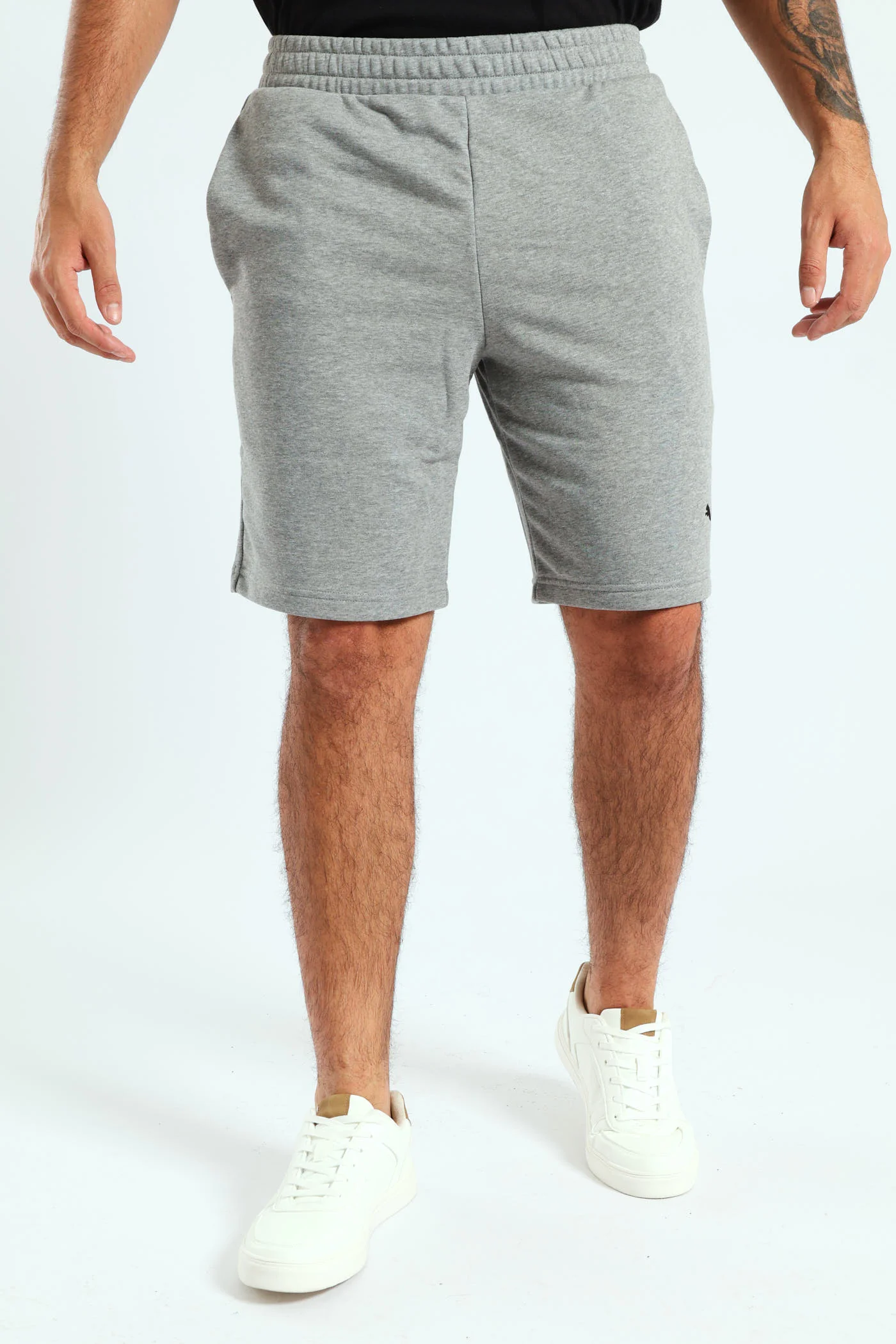 Essential 10" Shorts - Grey Melange - Image 4