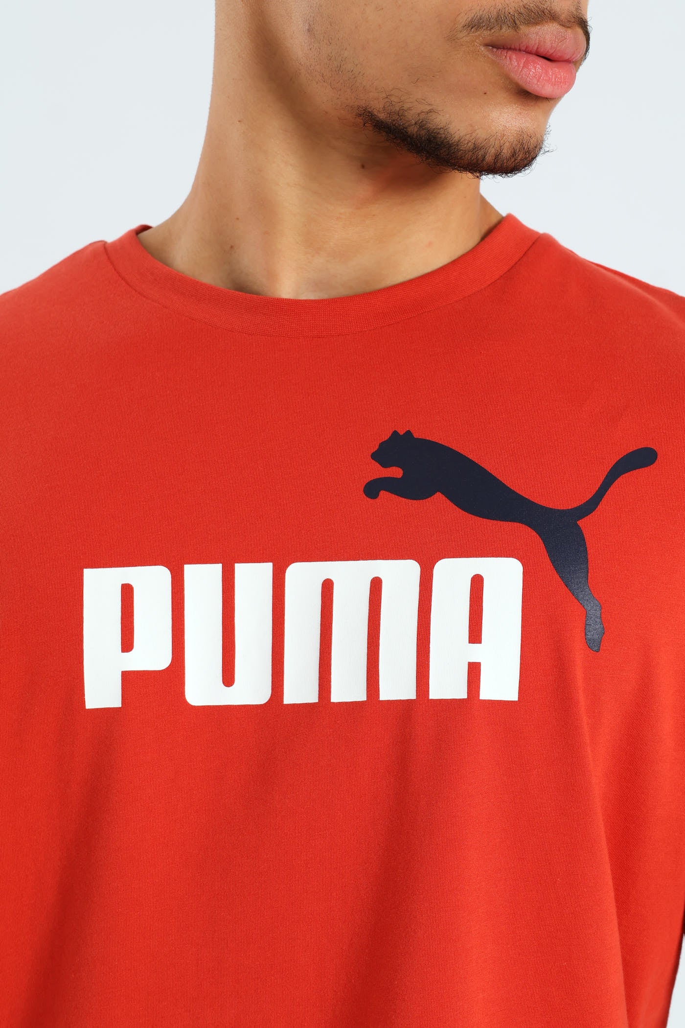 Essential 2 Colour No.1 Logo Tee - Red - Image 2