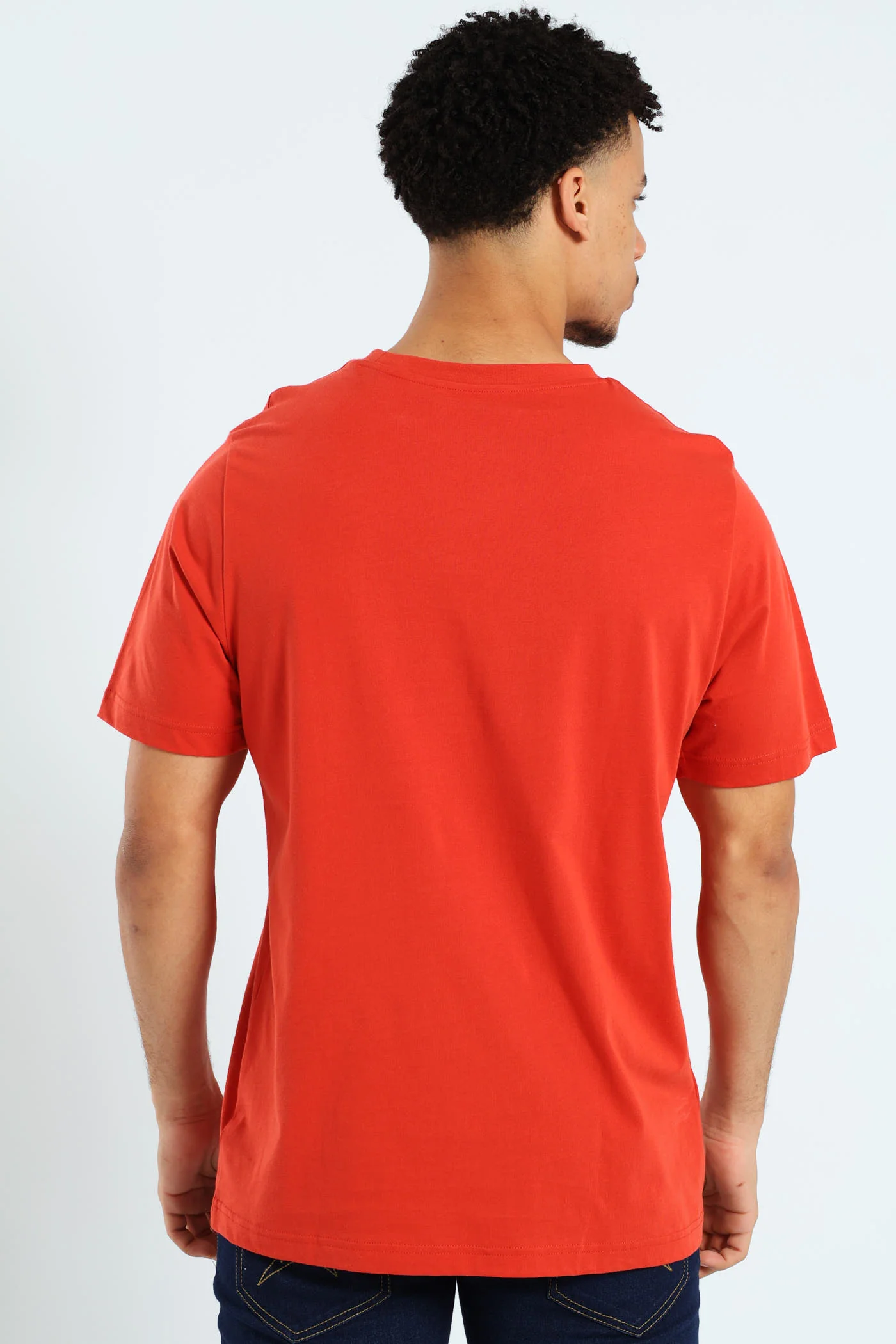 Essential 2 Colour No.1 Logo Tee - Red - Image 4