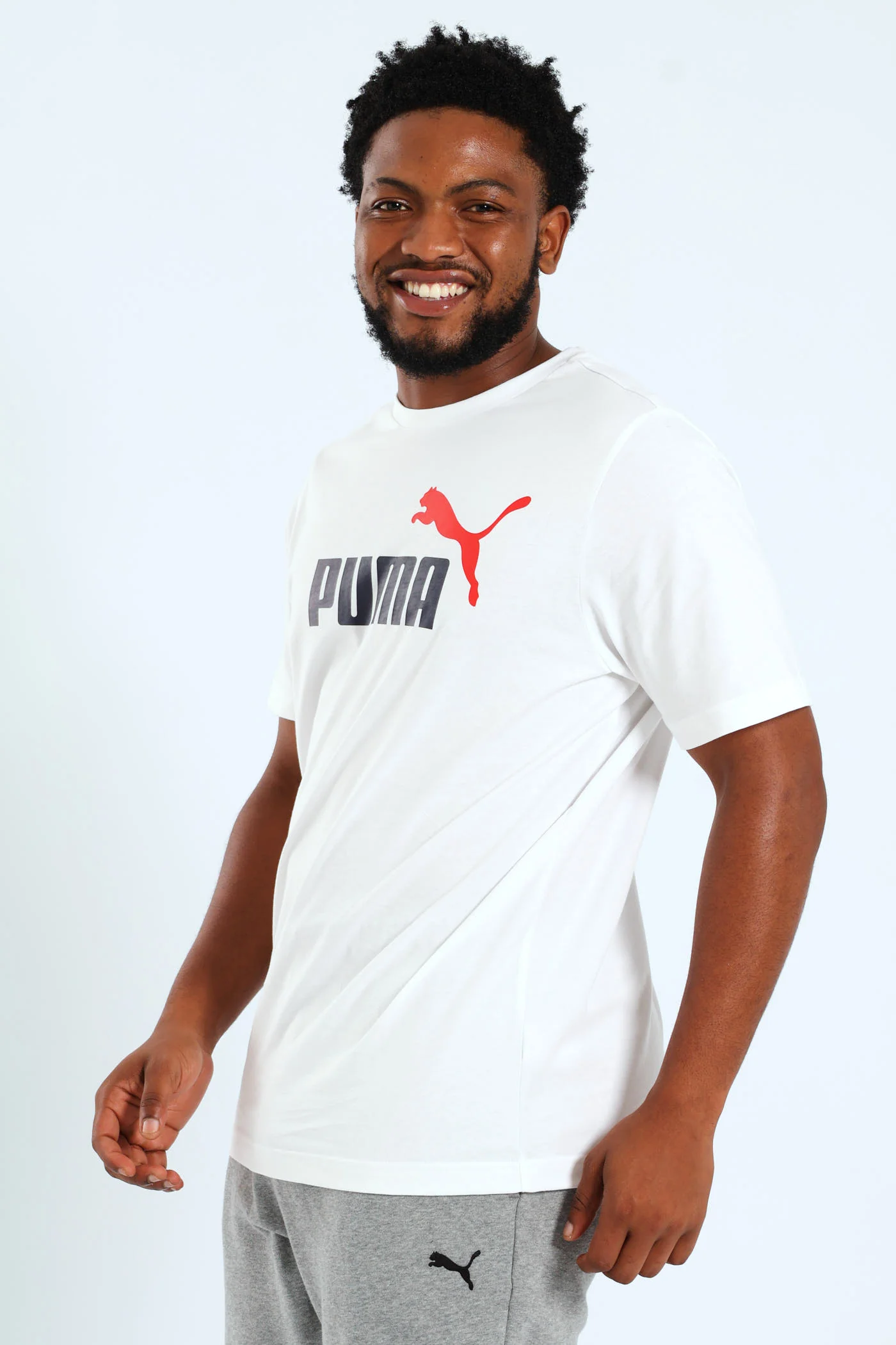 Essential 2 Colour No.1 Logo Tee - White - Image 4